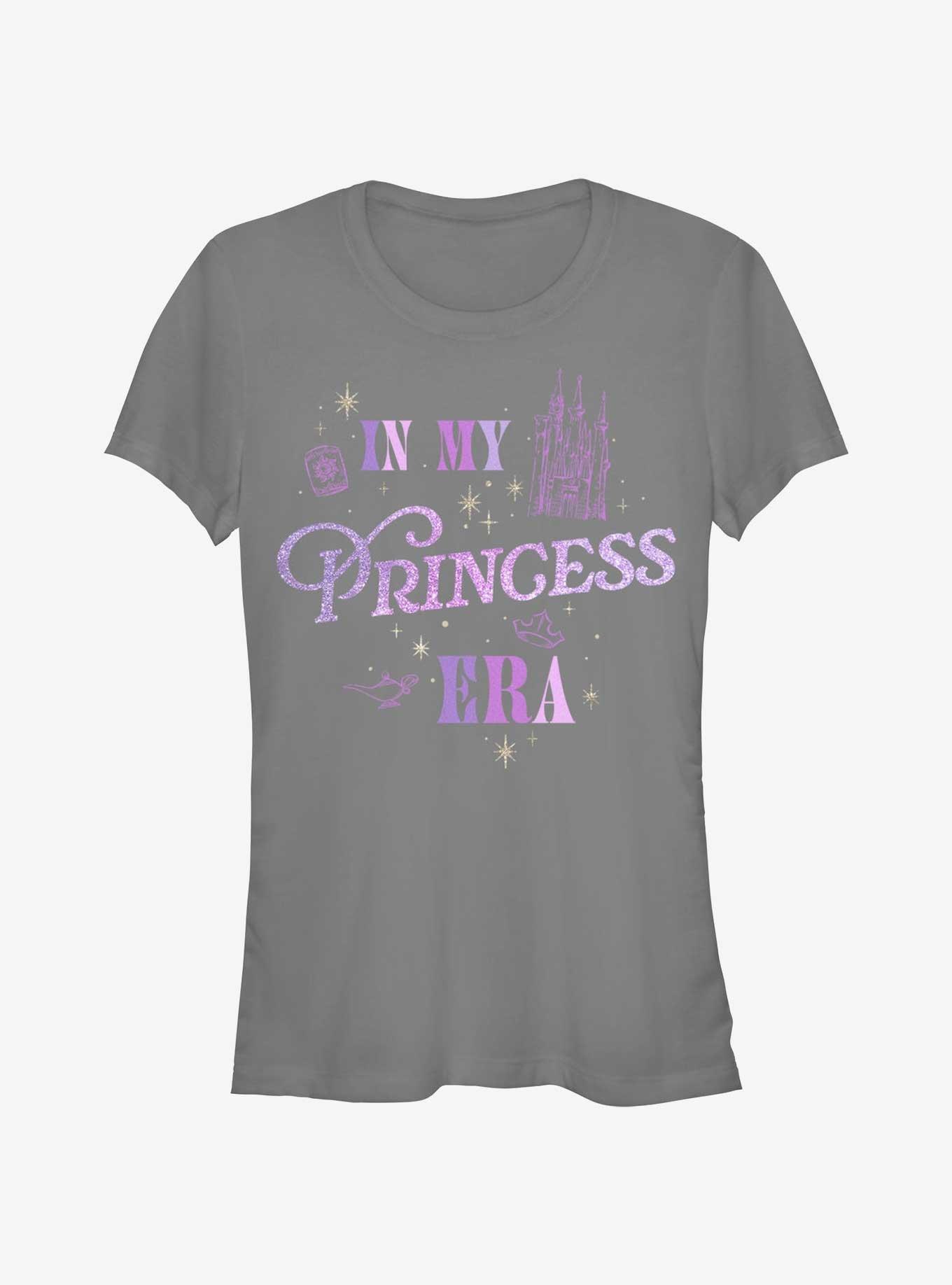Disney Princesses The Princess Era Girls T-Shirt, CHARCOAL, hi-res