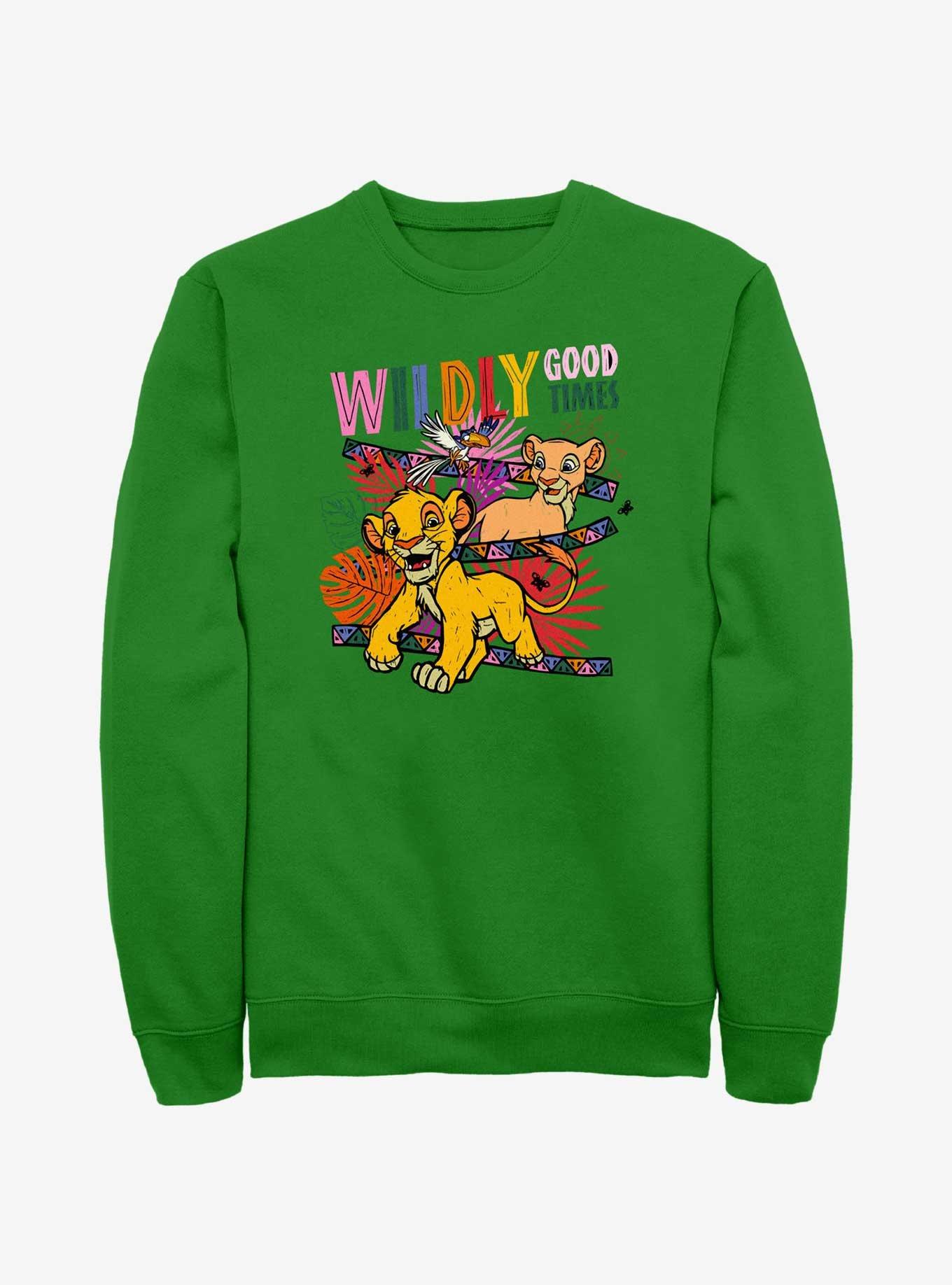 Disney The Lion King Wildly Good Times Sweatshirt, KELLY, hi-res