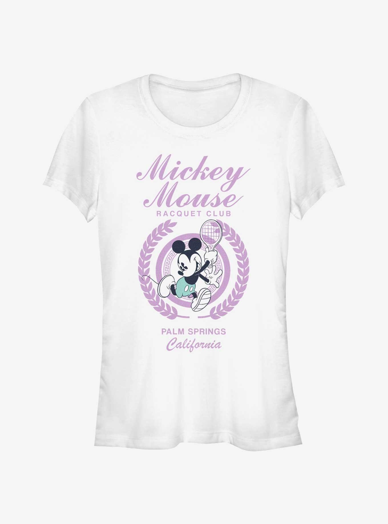 Disney Mickey Mouse Racquet Club Girls T-Shirt, WHITE, hi-res