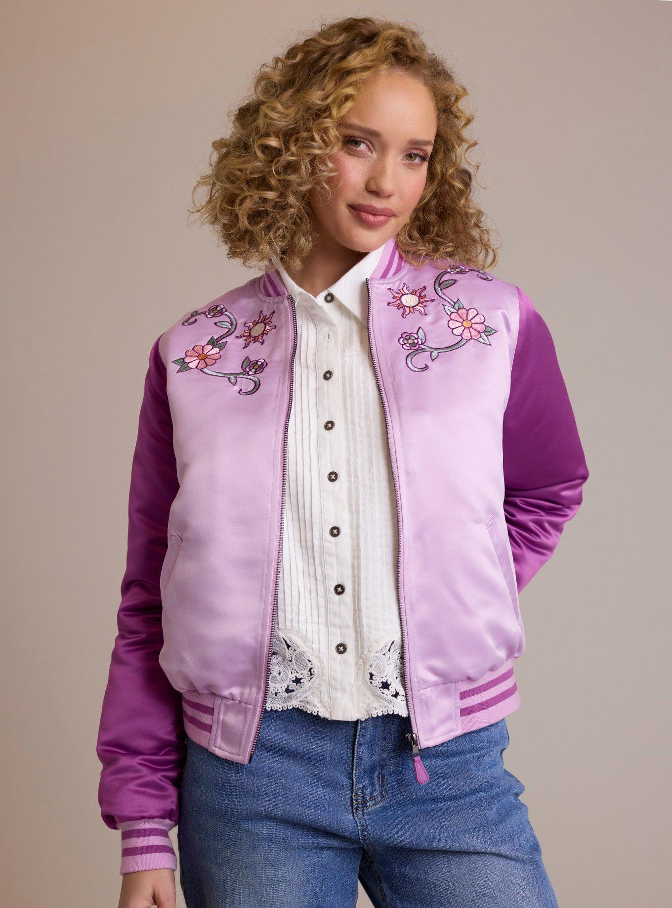 Her Universe Disney Tangled Rapunzel Icons Varsity Jacket Her Universe Exclusive, , hi-res