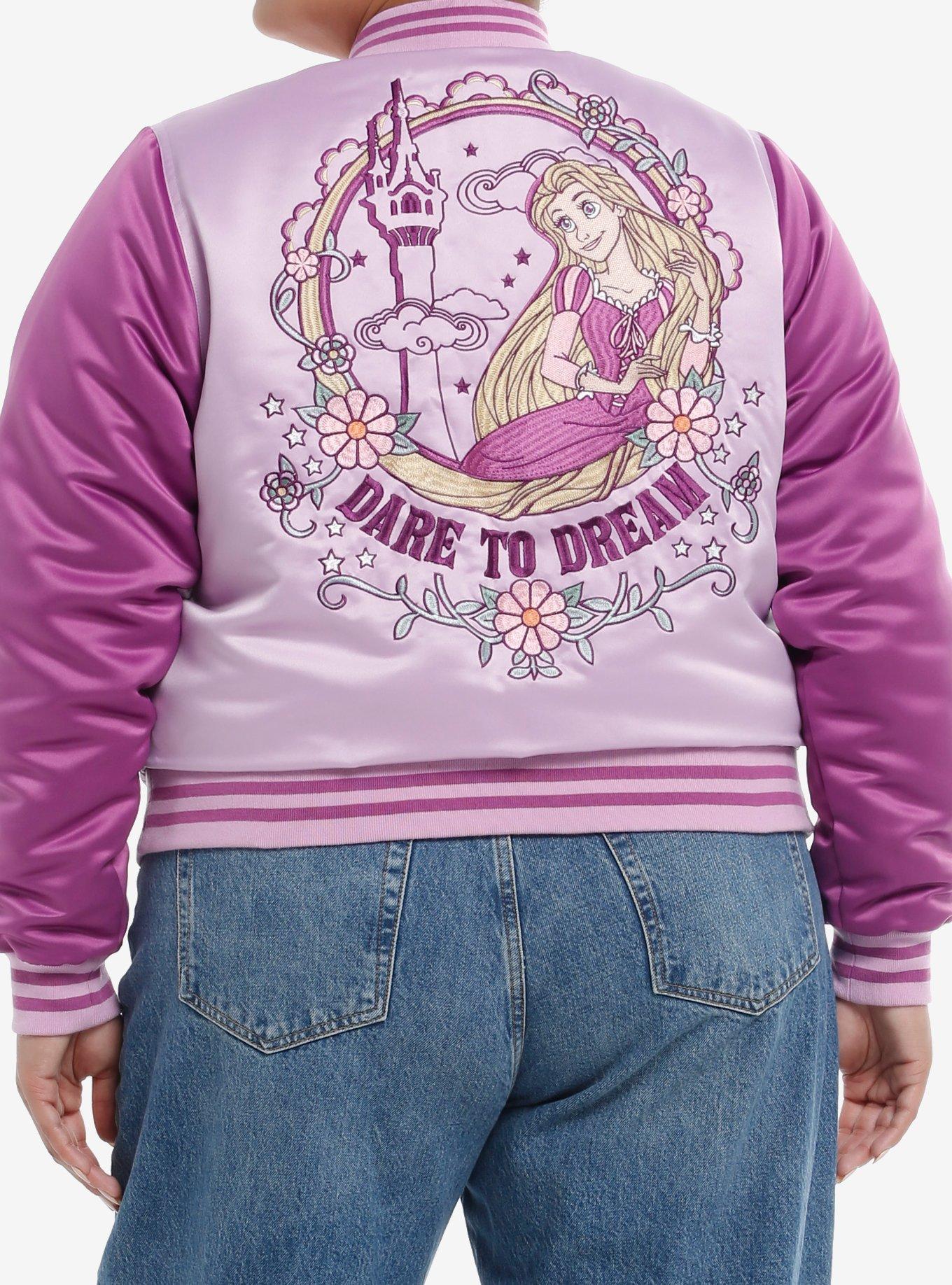 Her Universe Disney Tangled Rapunzel Icons Varsity Jacket Plus Size Her Universe Exclusive, , hi-res