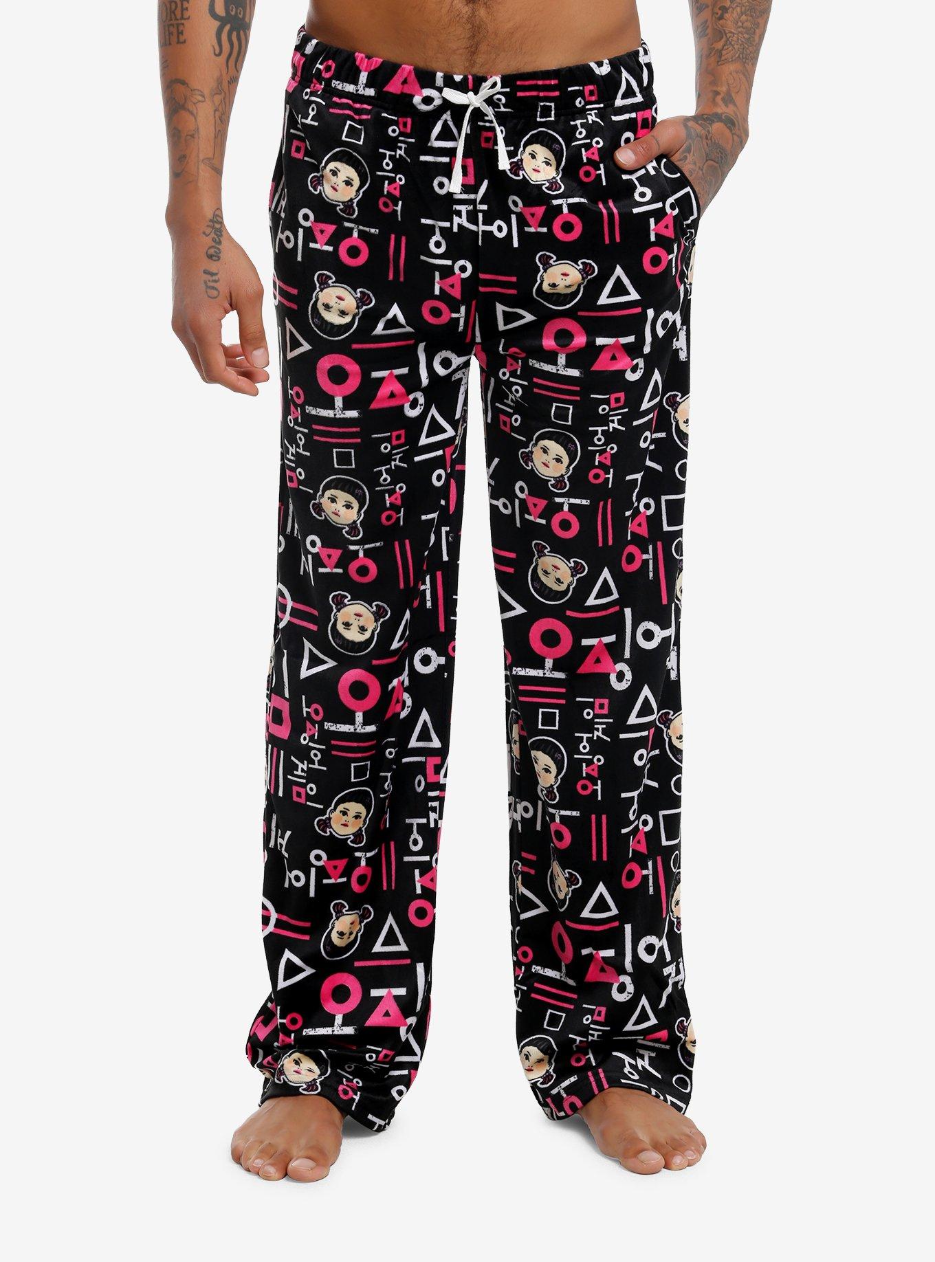 Squid Game Symbols Pajama Pants, MULTI, hi-res