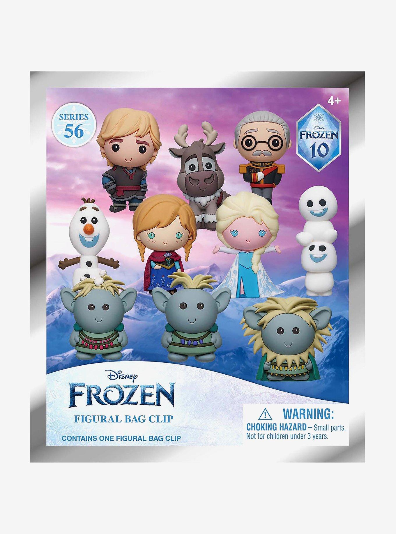 Disney Frozen Characters 10th Anniversary Blind Bag Figural Bag Clip, , hi-res