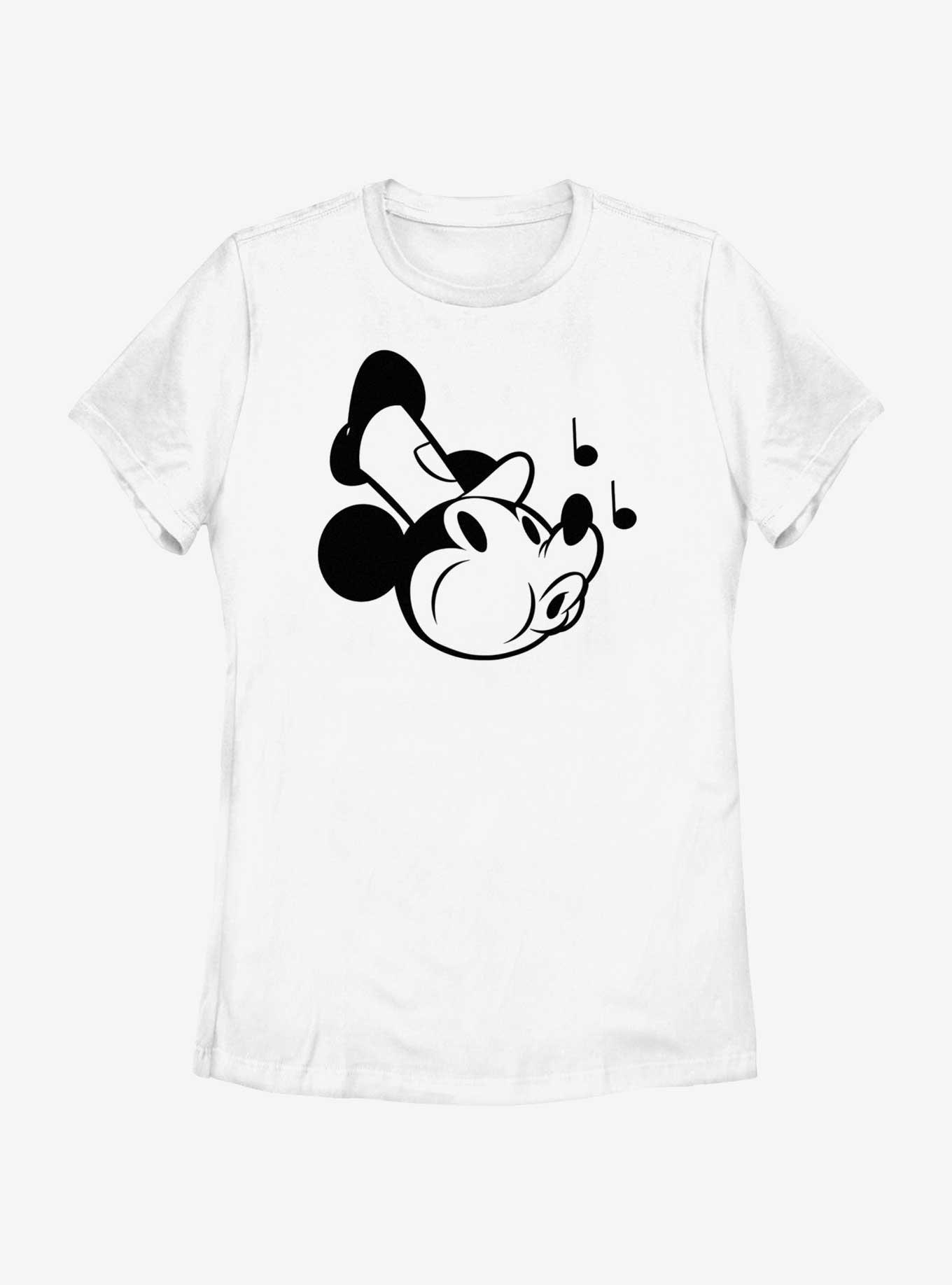 Disney Mickey Mouse Steamboat Whistling Womens T-Shirt, , hi-res