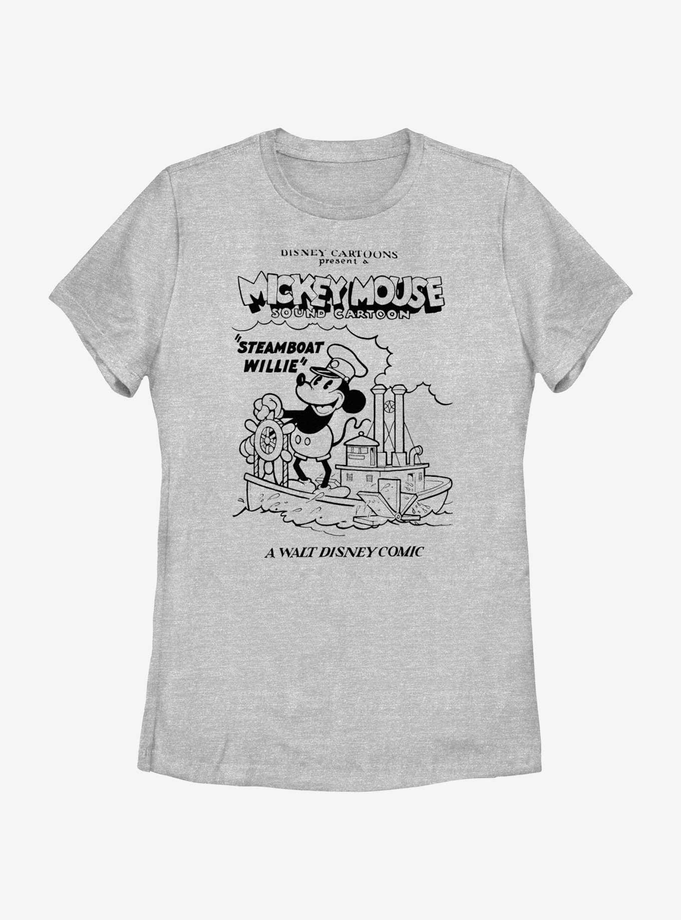 Disney Mickey Mouse Sound Cartoon Womens T-Shirt, ATH HTR, hi-res