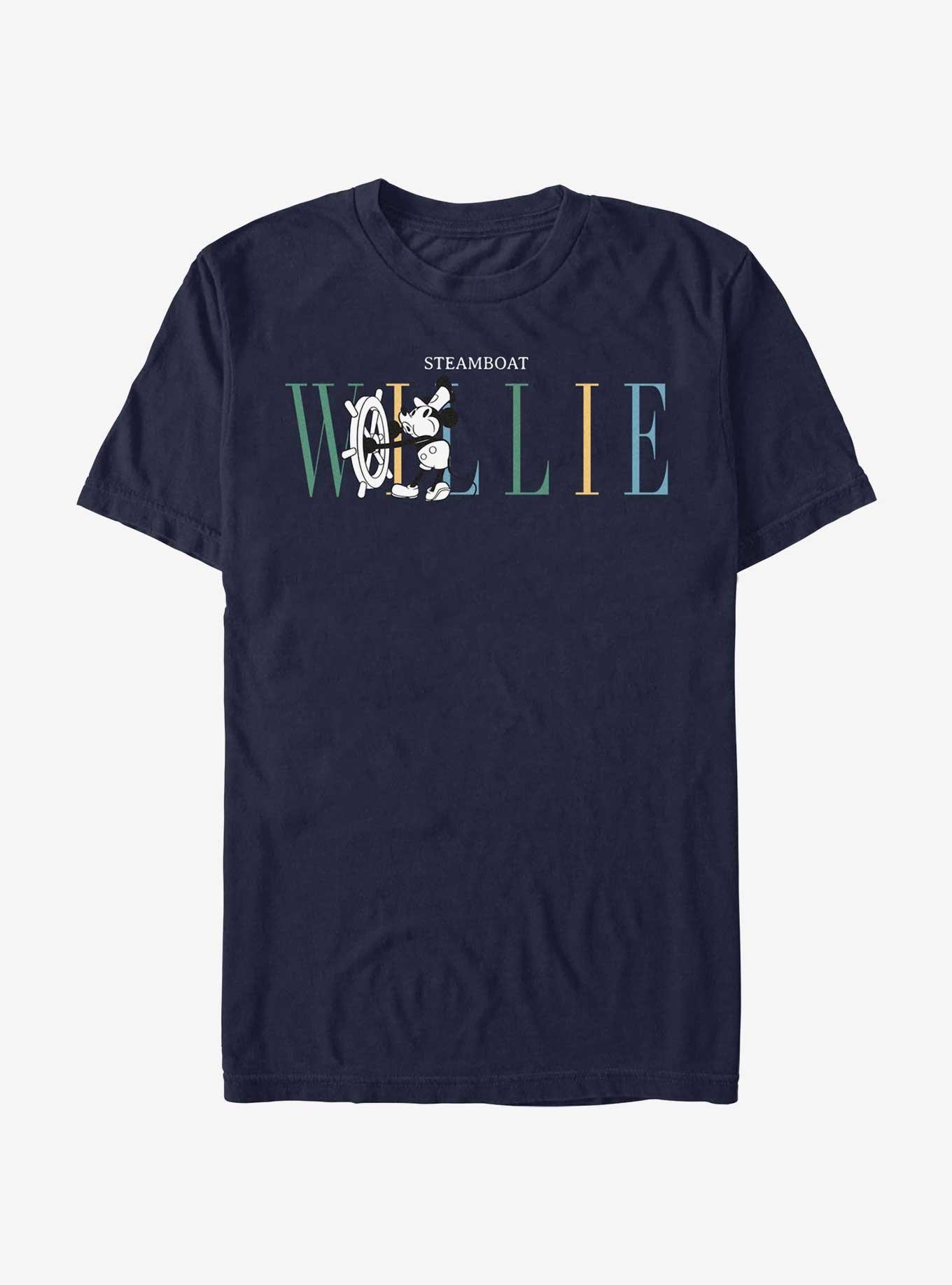 Disney Mickey Mouse Steamboat Willie T-Shirt, NAVY, hi-res