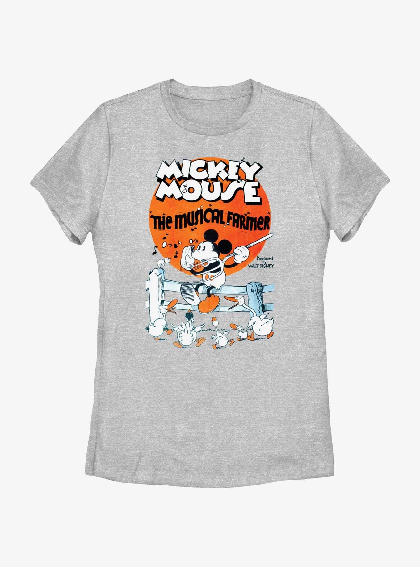 Disney Mickey Mouse The Musical Farmer Womens T-Shirt, ATH HTR, hi-res