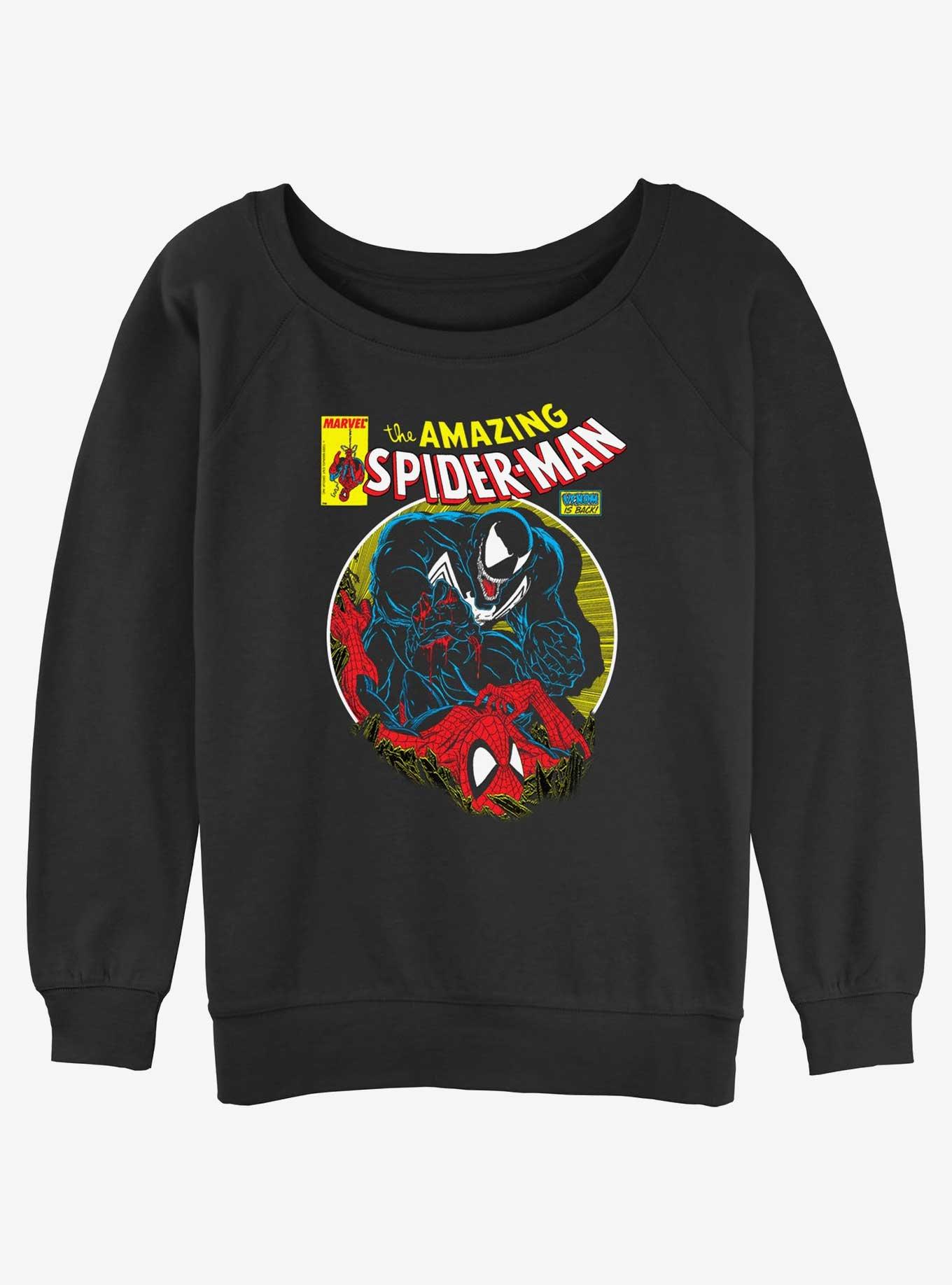 Marvel Spider-Man Venom Wins Girls Slouchy Sweatshirt, , hi-res