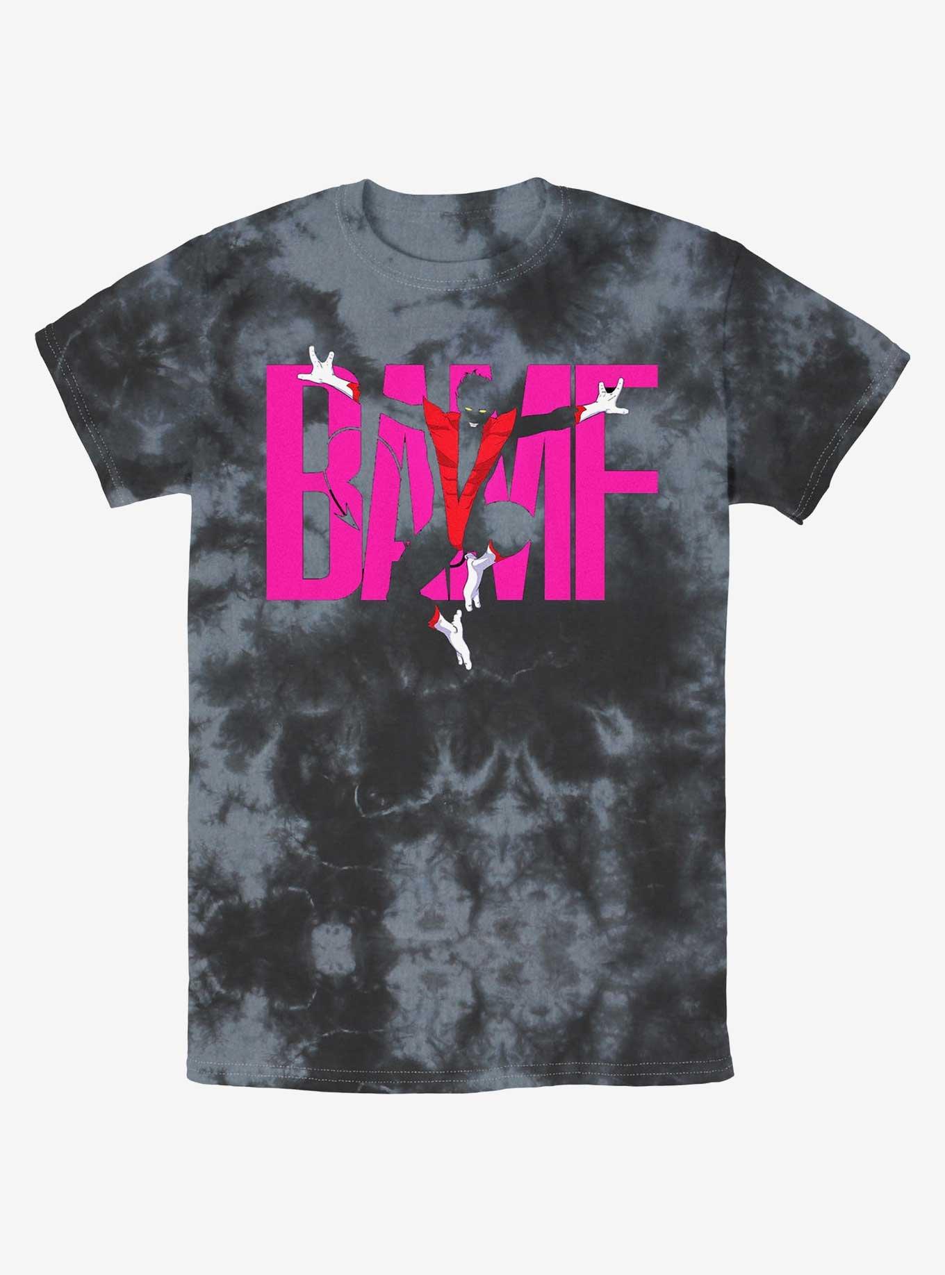 Marvel X-Men '97 Nightcrawler BAMF Tie-Dye T-Shirt