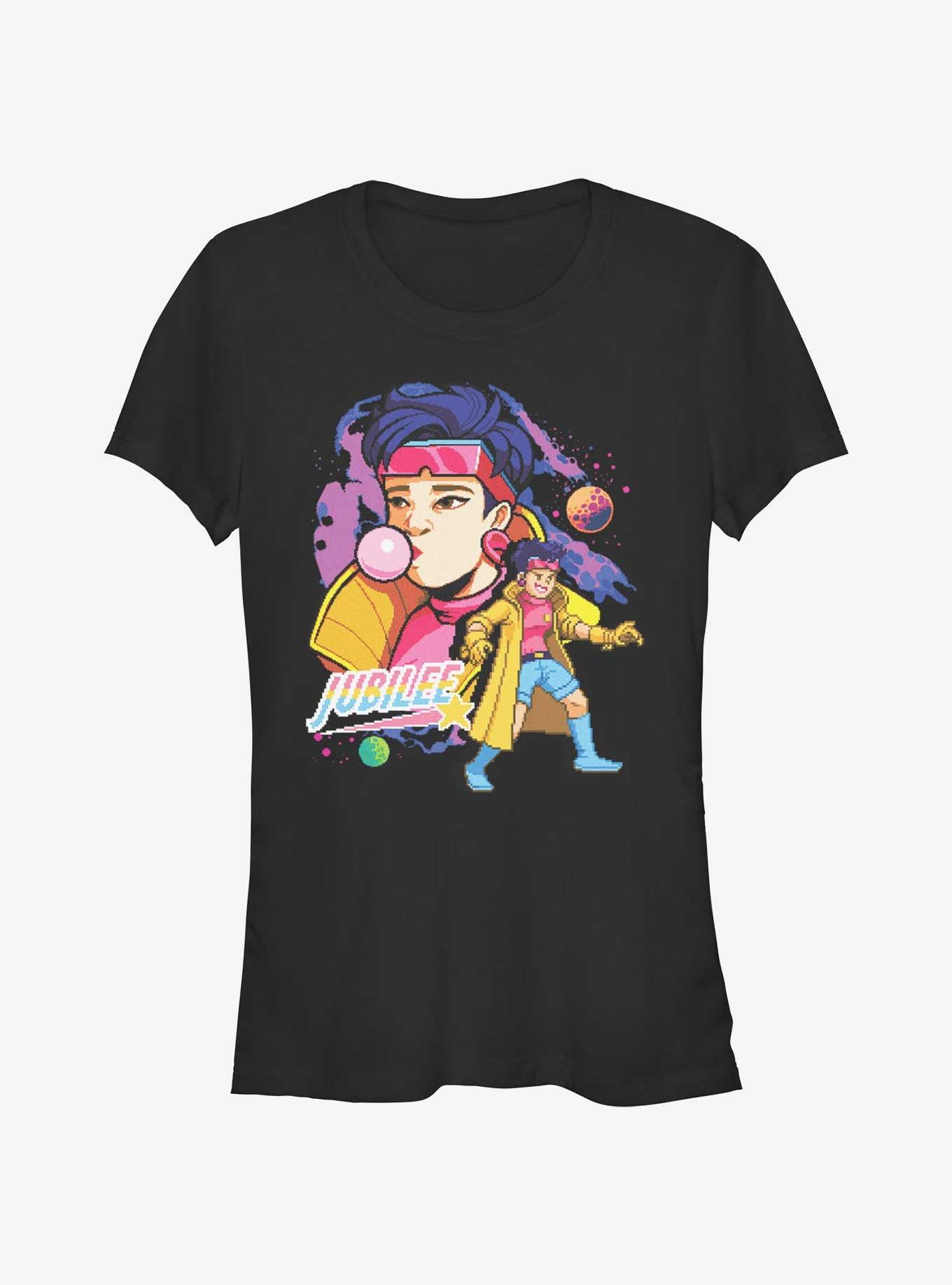 Marvel X-Men '97 Jubilee In Space Girls T-Shirt, BLACK, hi-res