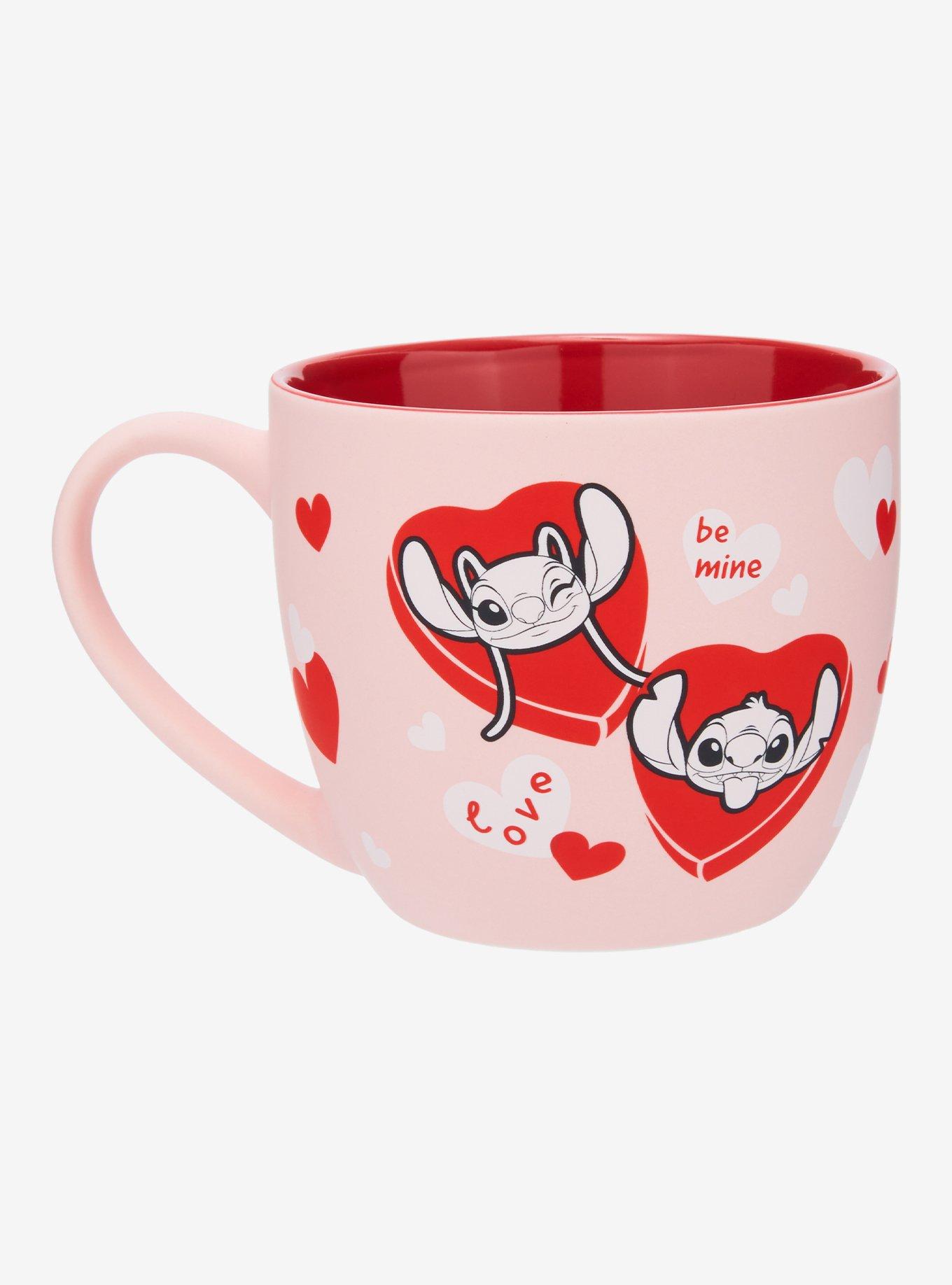 Disney Lilo & Stitch Angel & Stitch Be Mine Mug, , hi-res