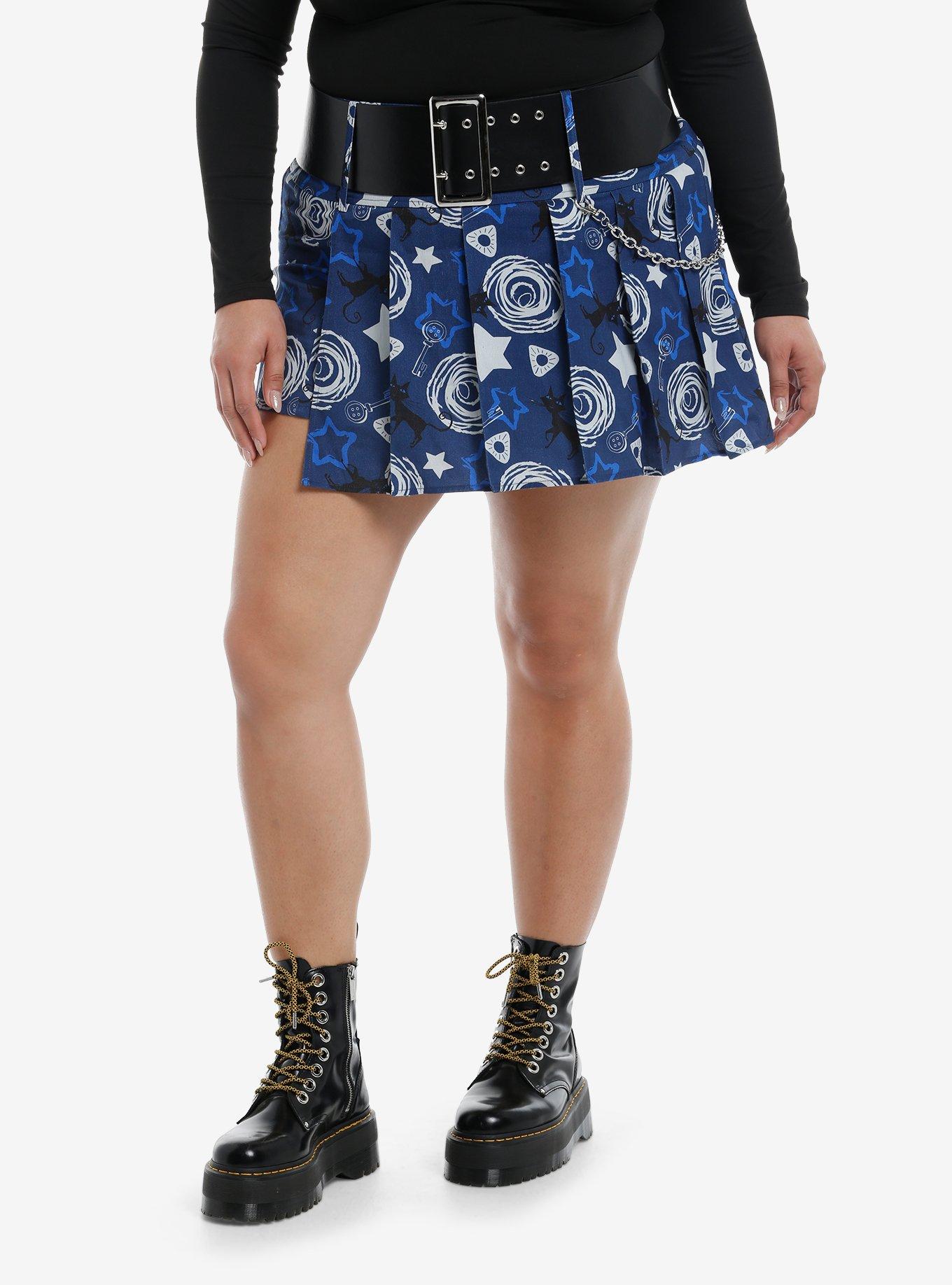 Coraline Icons Wide Belt Mini Skirt, , hi-res