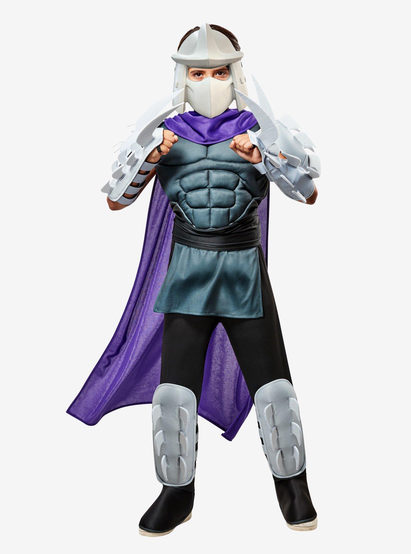 Teenage Mutant Ninja Turtles Deluxe Retro Shredder Youth Costume, BLACK, hi-res