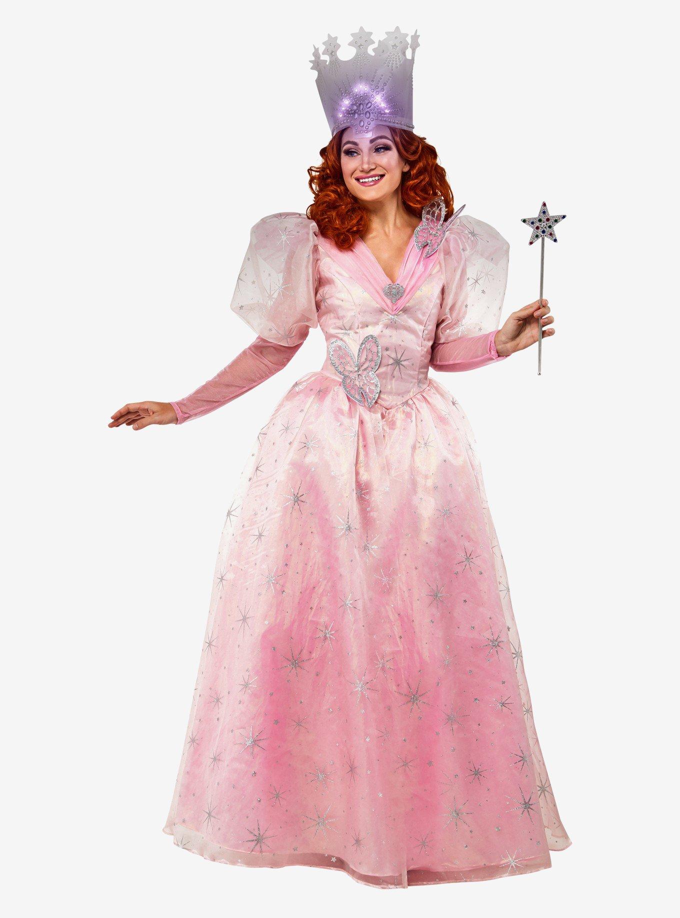 The Wizard of Oz Deluxe Glinda Adult Costume, PINK, hi-res