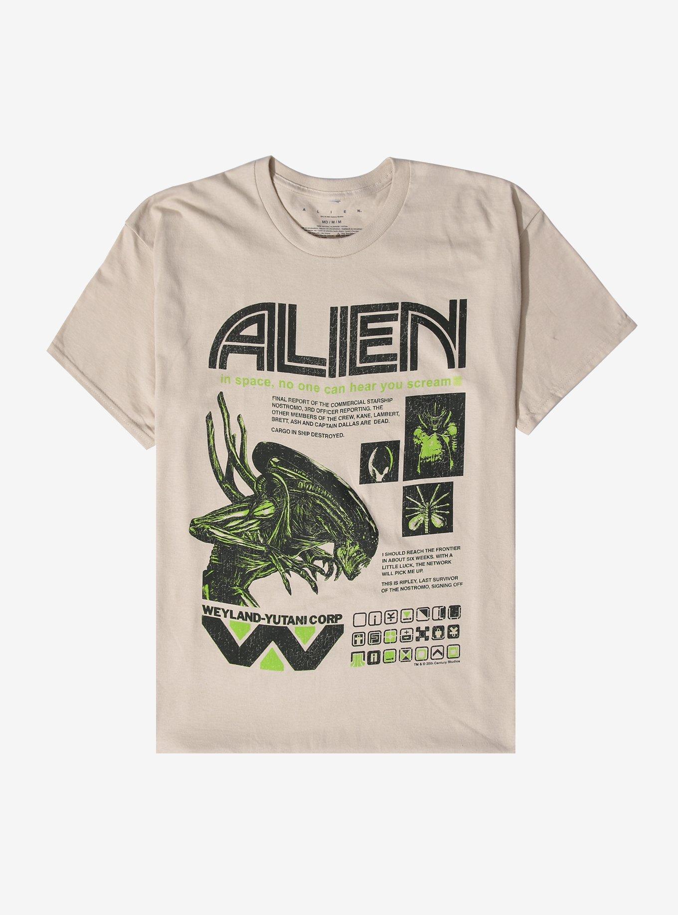 Alien Xenomorph Collage T-Shirt, , hi-res