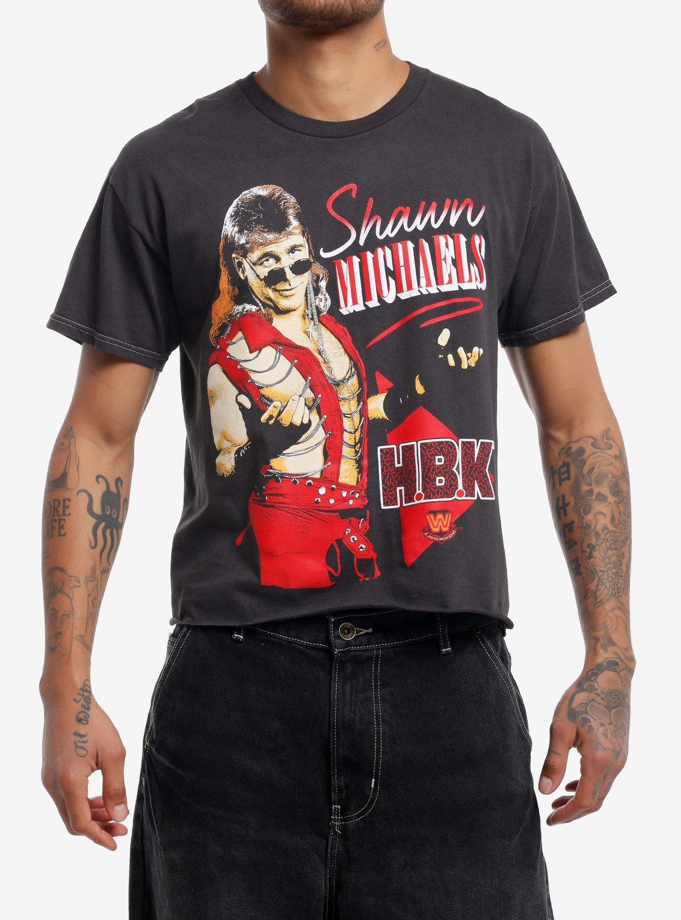 WWE Shawn Michaels HBK Crop T-Shirt, MULTI, hi-res