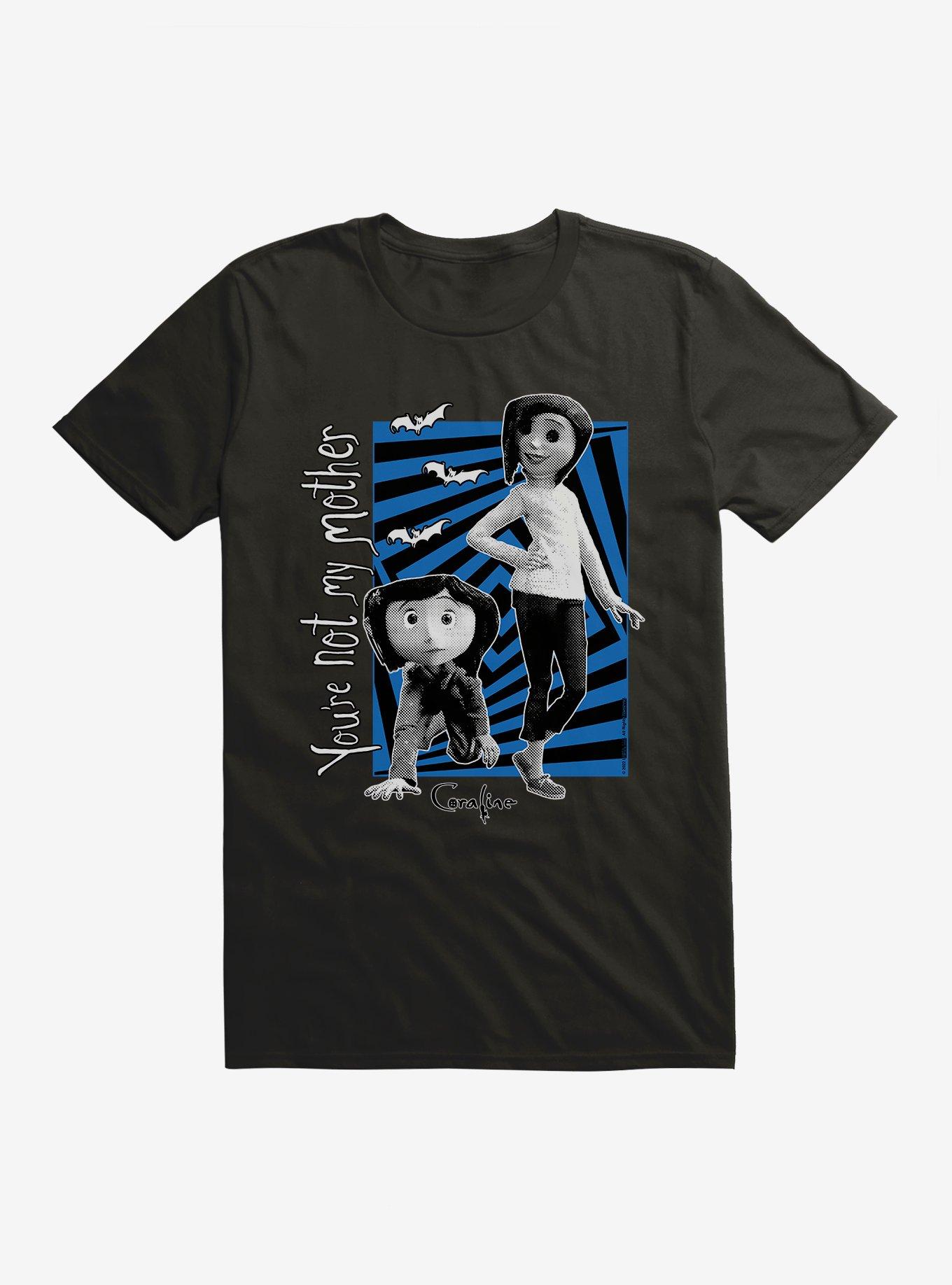 Coraline Not Mother T-Shirt, BLACK, hi-res