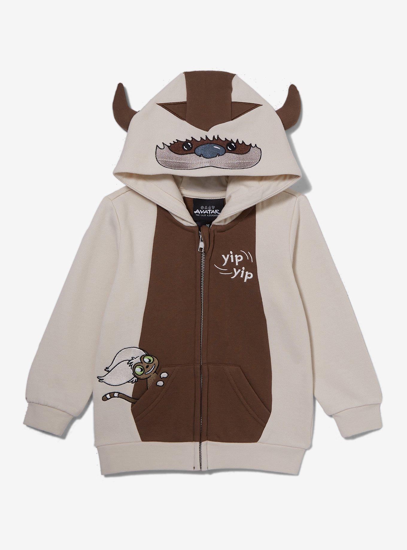 Avatar: The Last Airbender Appa Toddler Zippered Hoodie, , hi-res