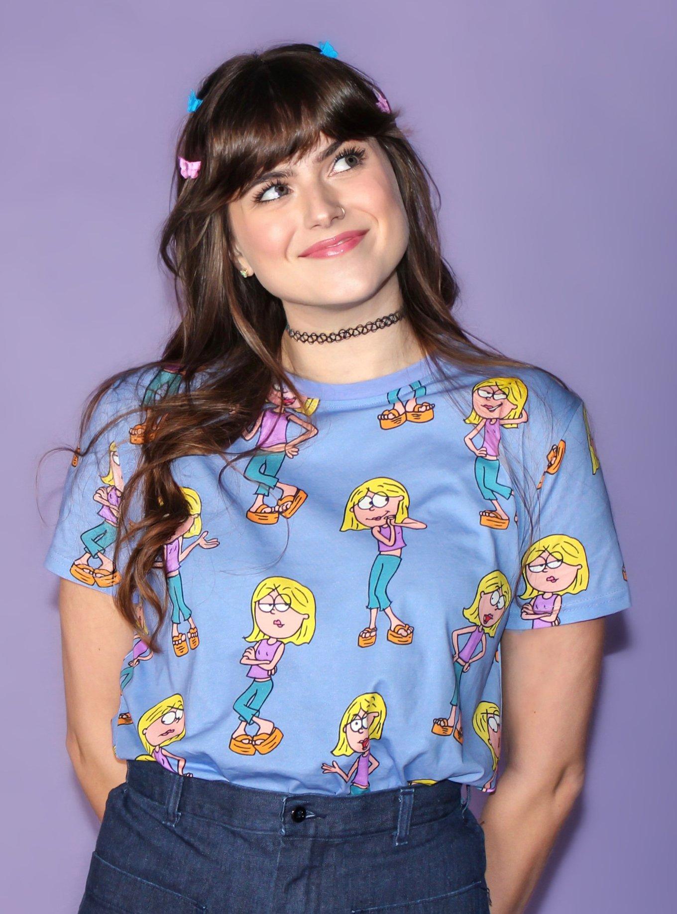 Cakeworthy Disney Lizzie McGuire Cartoon Lizzie Allover Print T
