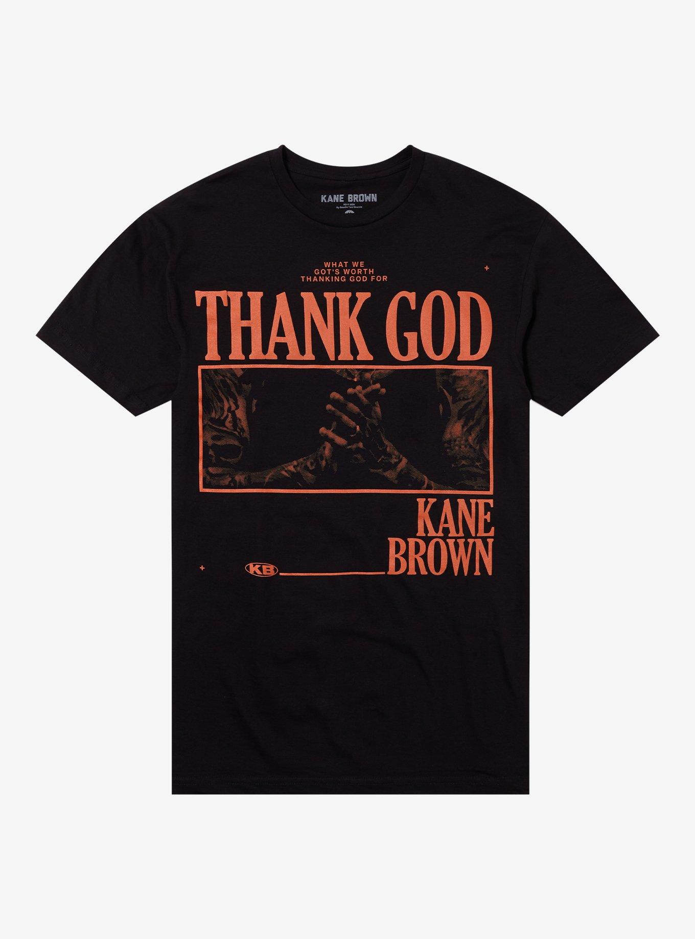 Kane Brown Thank God T-Shirt, BLACK, hi-res