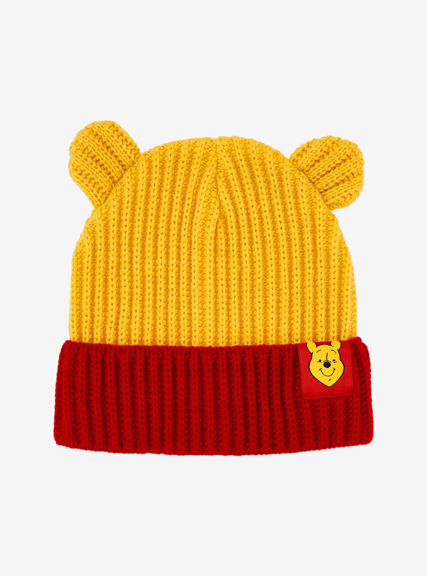 Disney Winnie the Pooh Ears Youth Knit Beanie, , hi-res