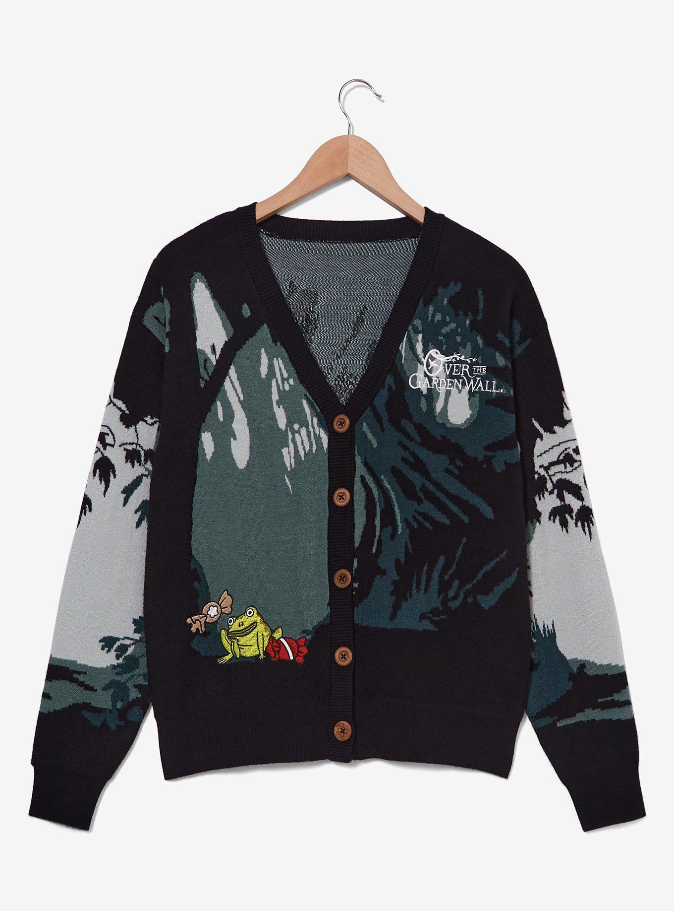 Over the Garden Wall Scenic Forest Women's Plus Size Cardigan &mdash; BoxLunch Exclusive, MULTI, hi-res