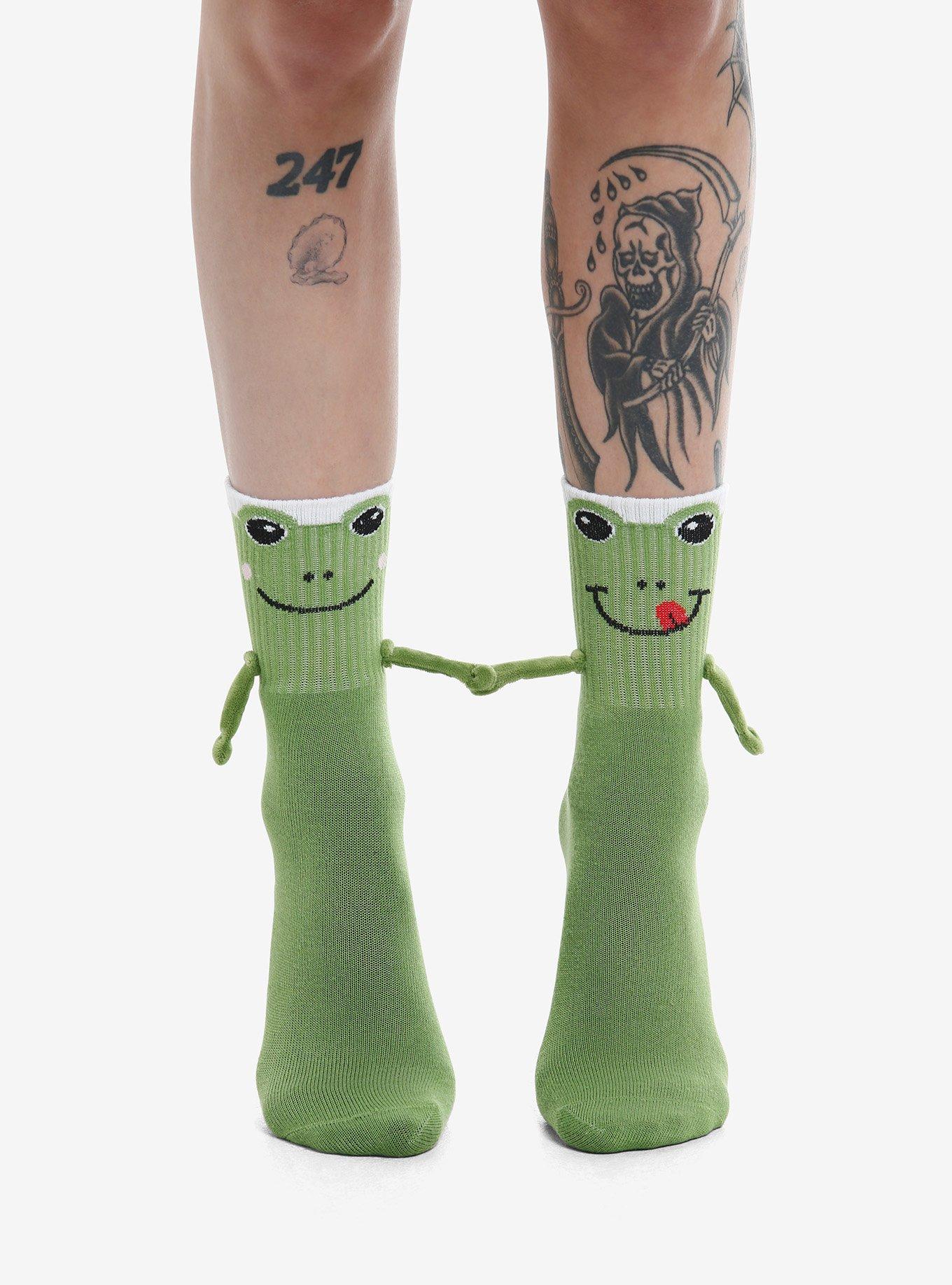 Frog Magnetic Arms Mismatch Crew Socks, , hi-res