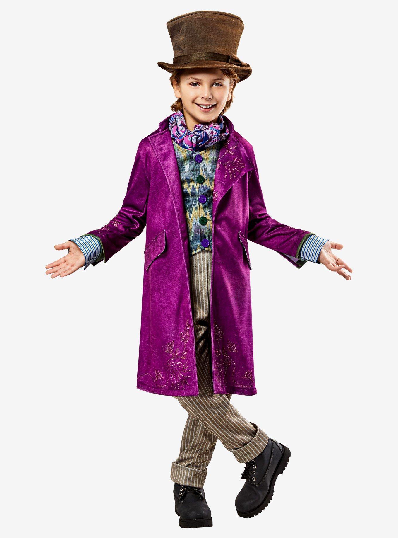 Willy Wonka Youth Costume, PURPLE, hi-res