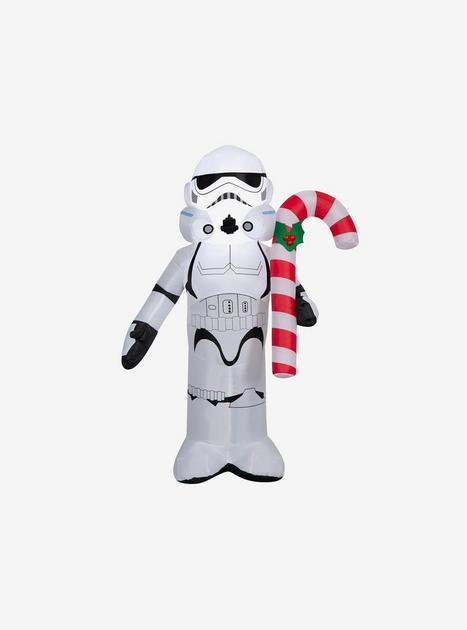 Star Wars Stormtrooper Candy Cane Light-Up Inflatable Decor | BoxLunch