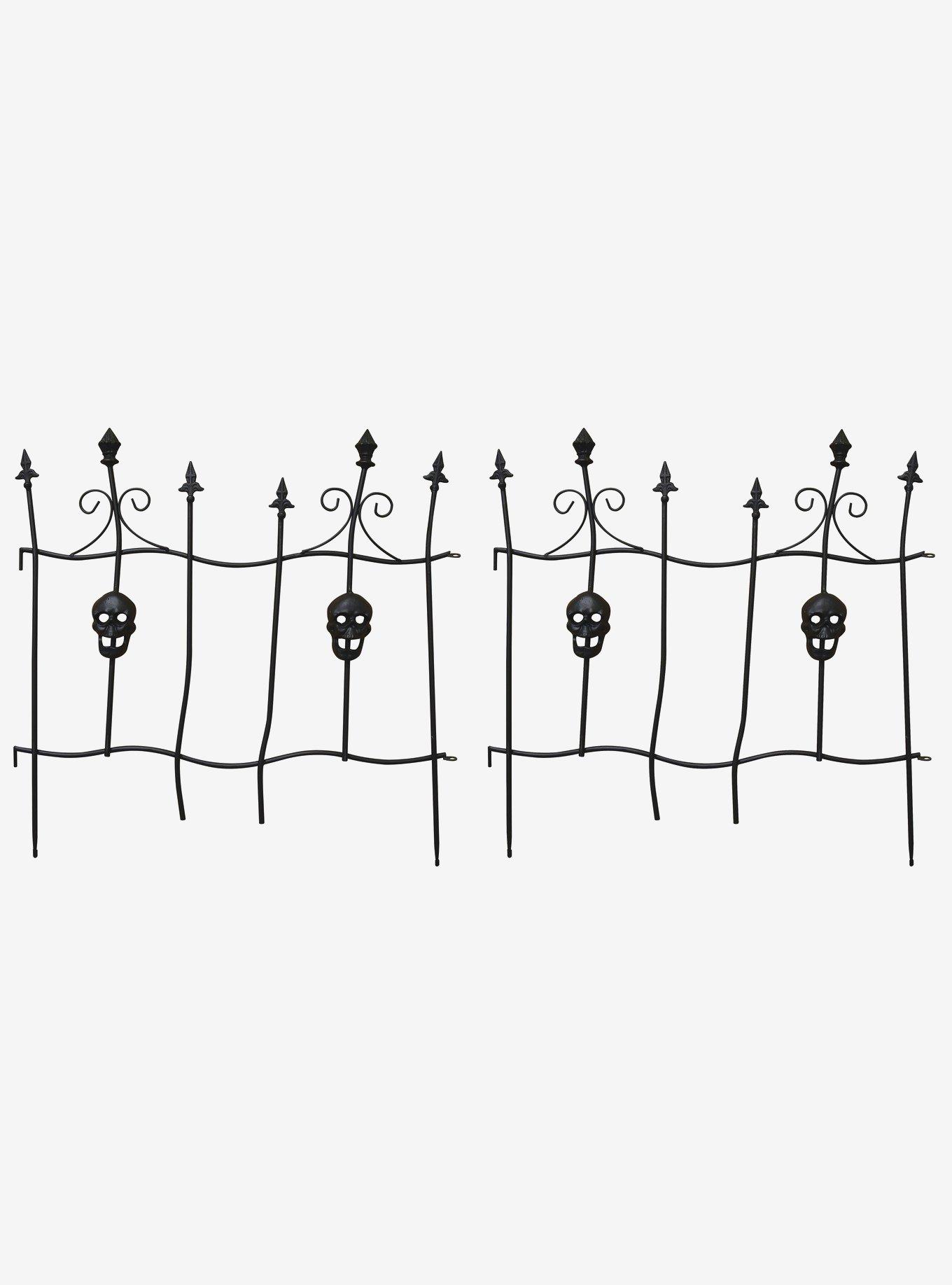 Iron Skull Fence 2-Piece Decor, , hi-res