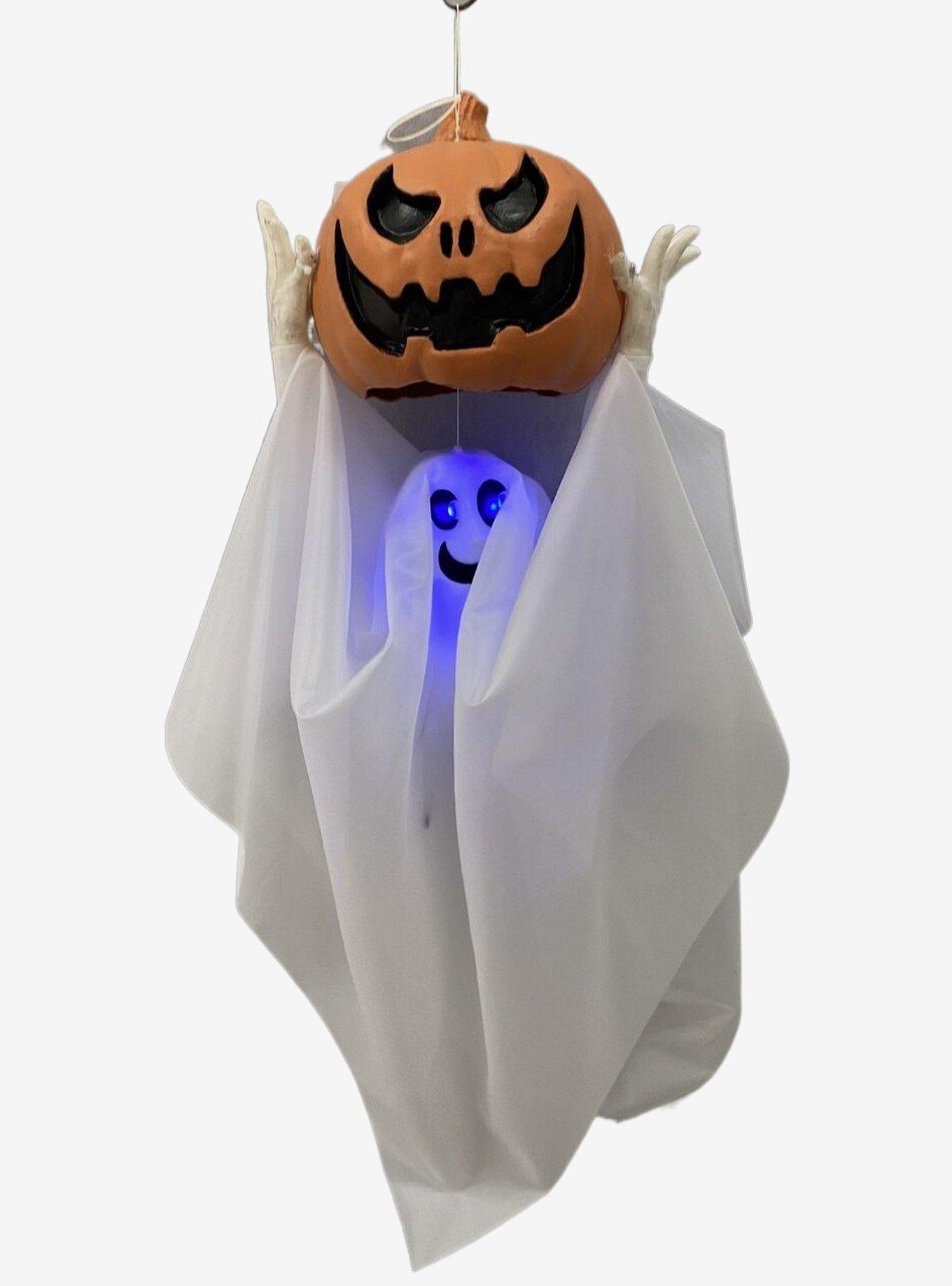 Ghost and Jack-O-Lantern Animated Hanging Decor, , hi-res