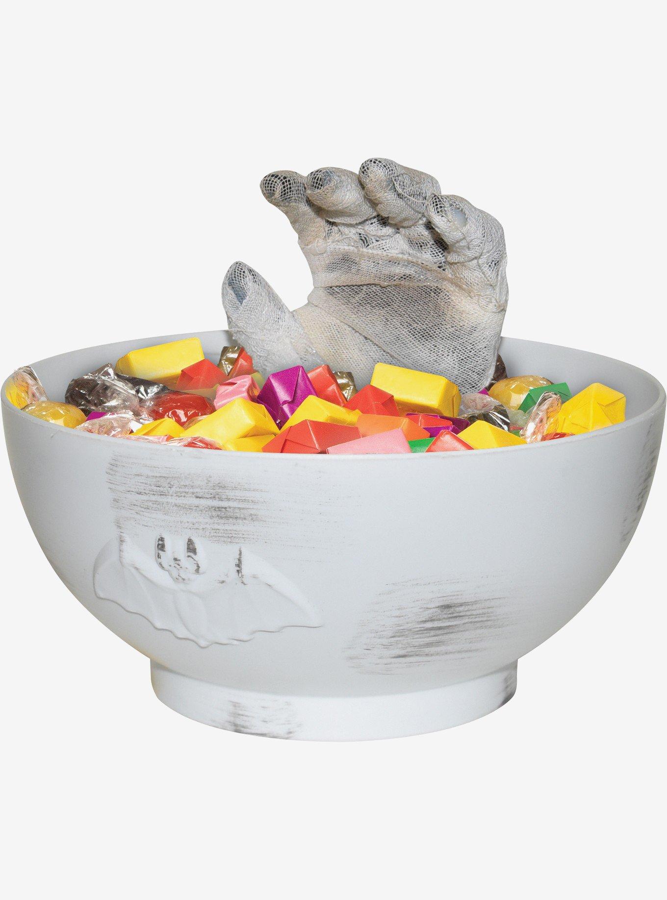 Animated Mummy Hand Candy Bowl Decor, , hi-res