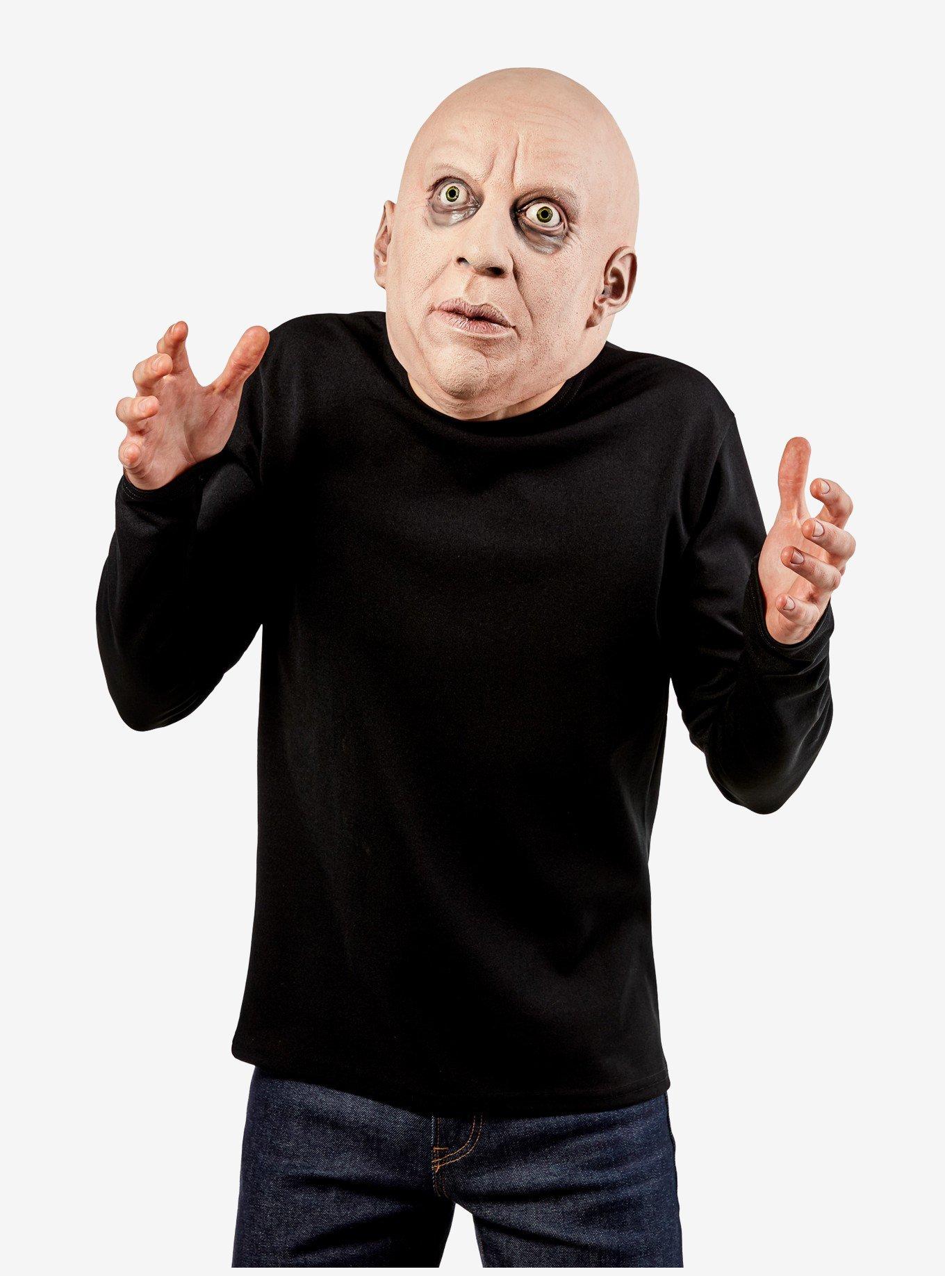 The Addam's Family Uncle Fester Deluxe Overhead Mask, , hi-res