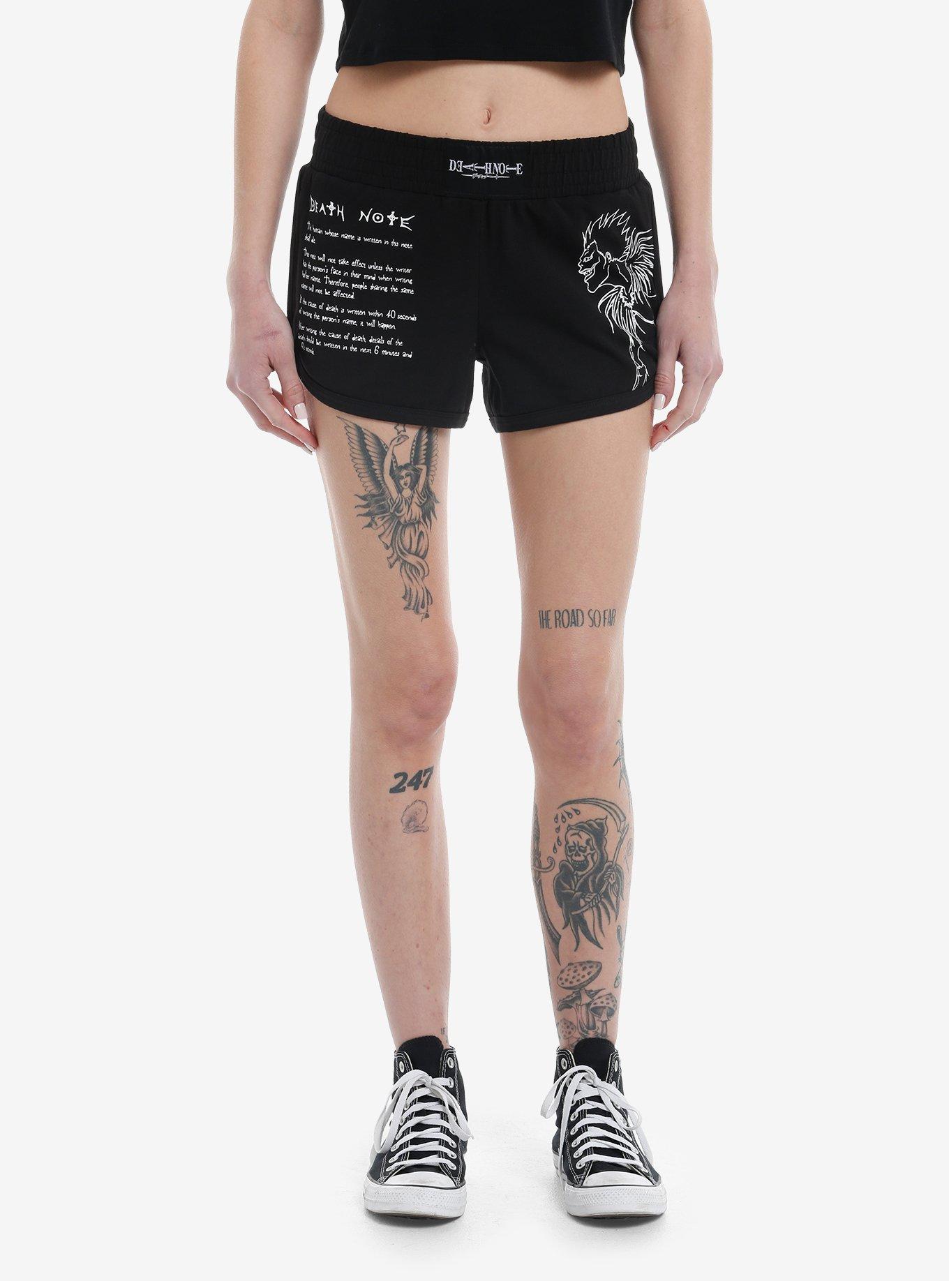 Death Note Ryuk Girls Soft Shorts, , hi-res