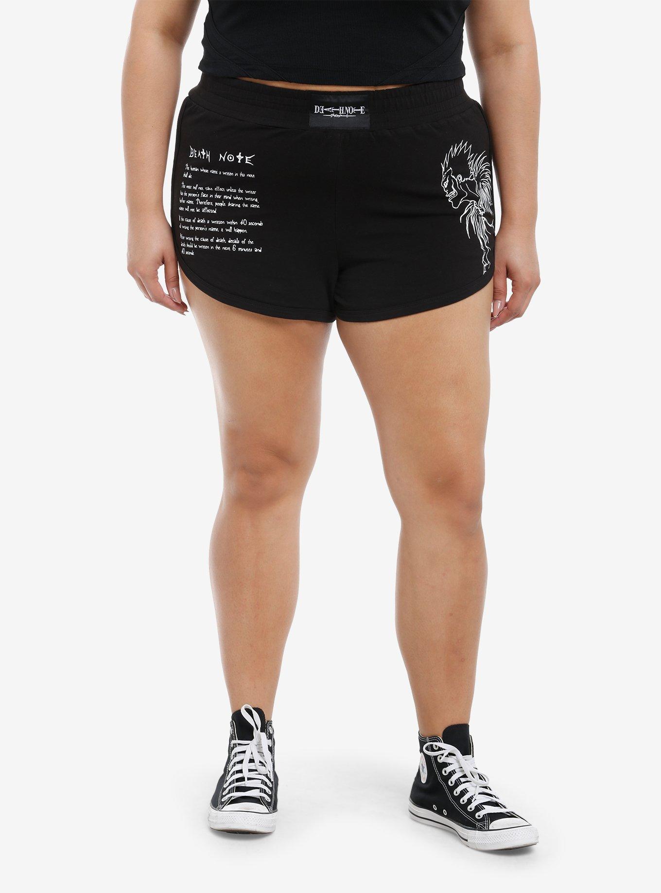 Death Note Ryuk Girls Soft Shorts Plus Size, , hi-res