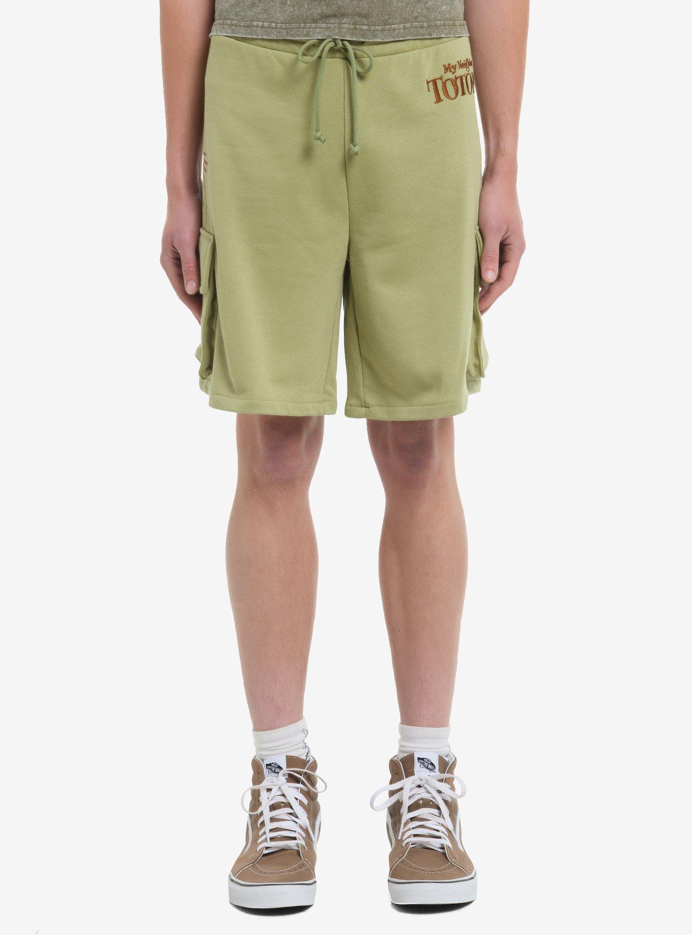 Our Universe Studio Ghibli® My Neighbor Totoro Green Cargo Lounge Shorts, , hi-res