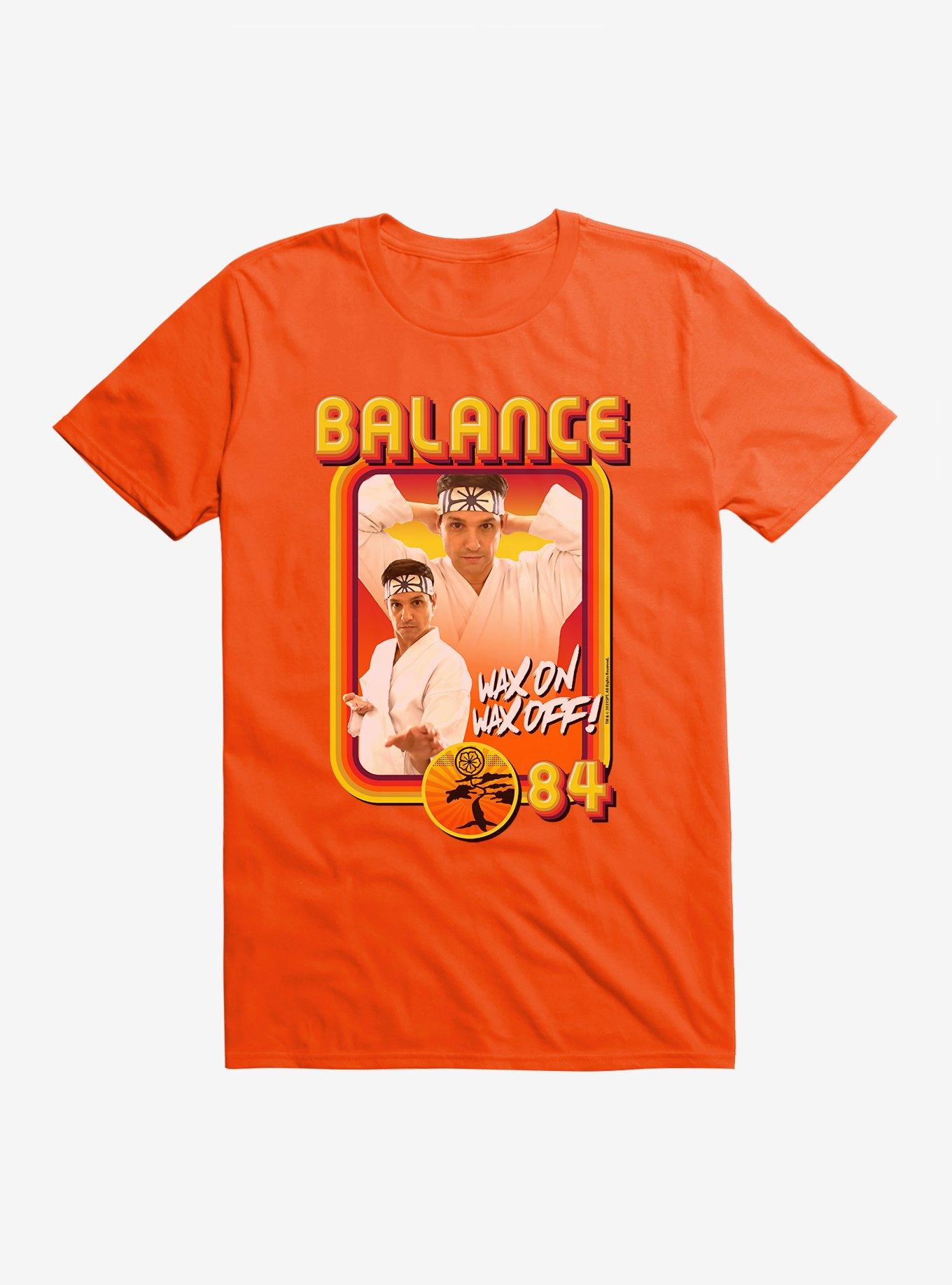 Cobra Kai Daniel LaRusso Balance T-Shirt, ORANGE, hi-res
