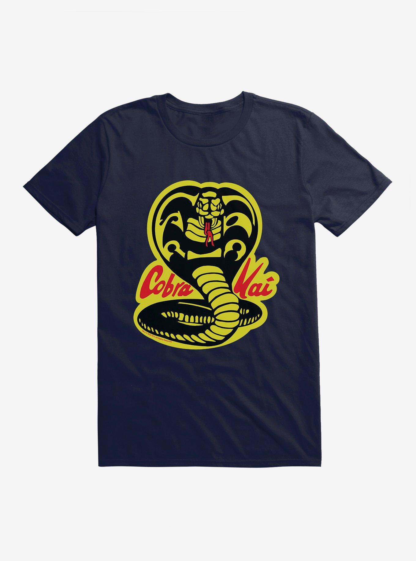 Cobra Kai Patch T-Shirt, NAVY, hi-res