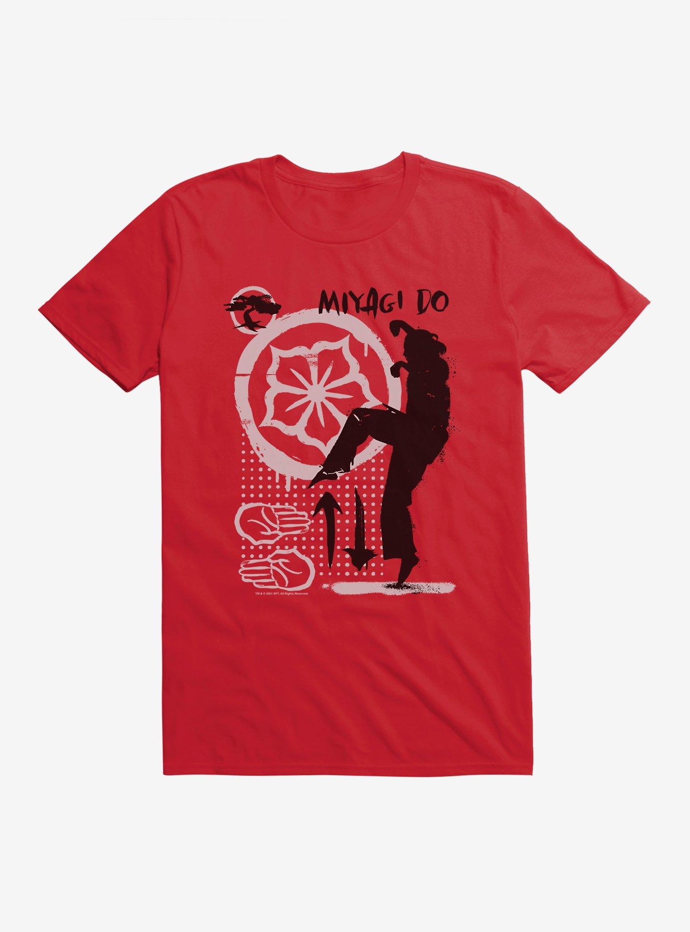 Cobra Kai S4 Crane Kick T-Shirt, RED, hi-res