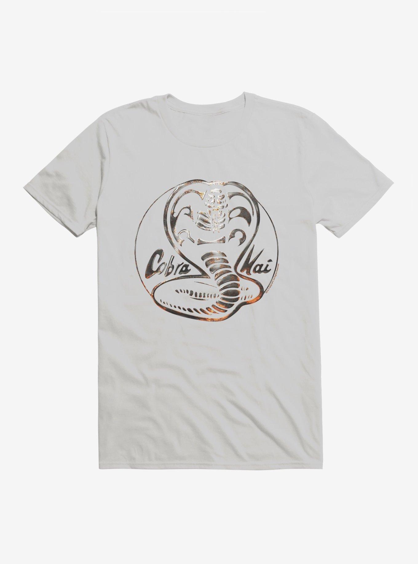 Cobra Kai Silver Logo T-Shirt, ICE GREY, hi-res