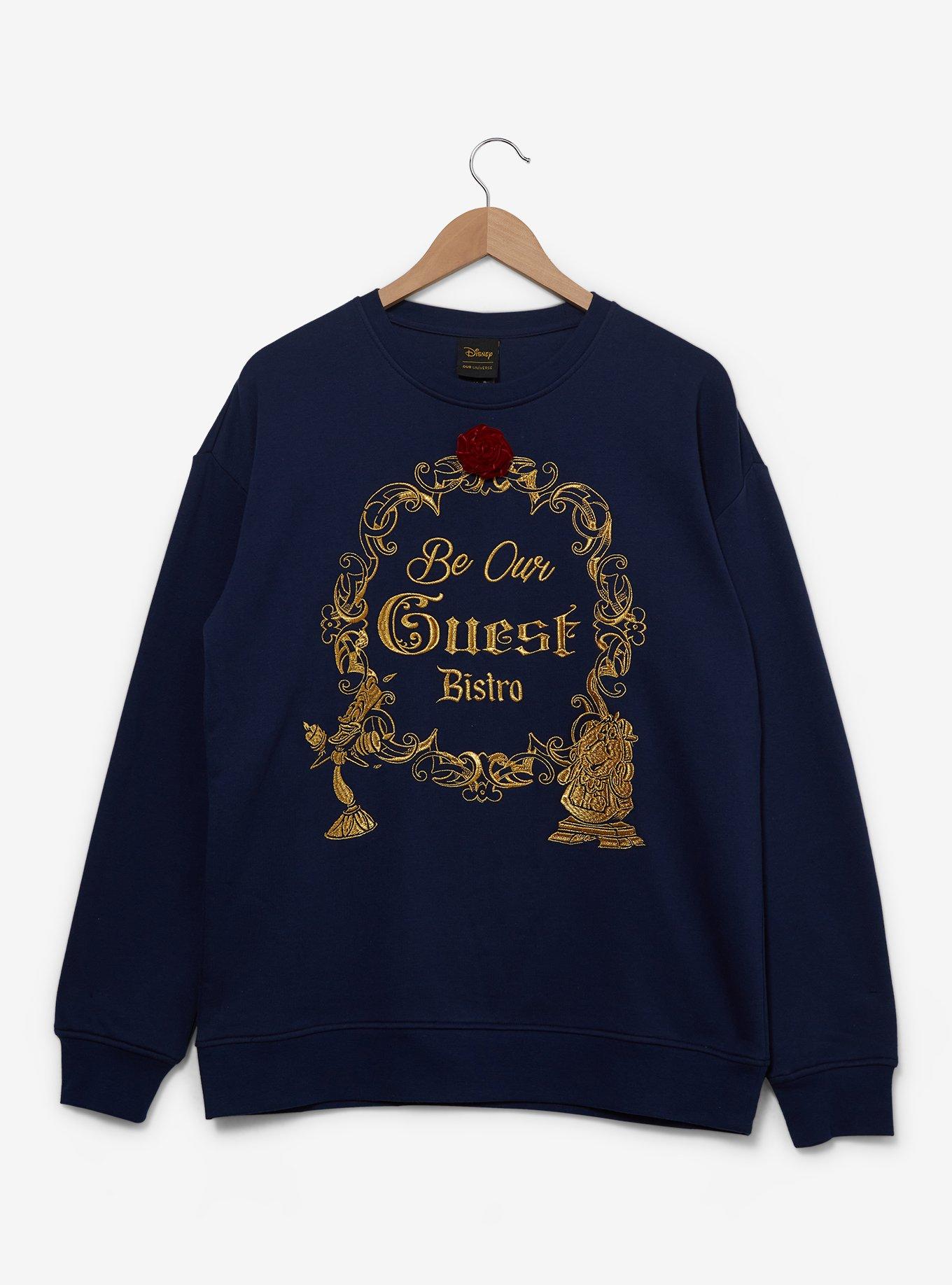 Disney Beauty and the Beast Be Our Guest Crewneck — BoxLunch Exclusive, , hi-res