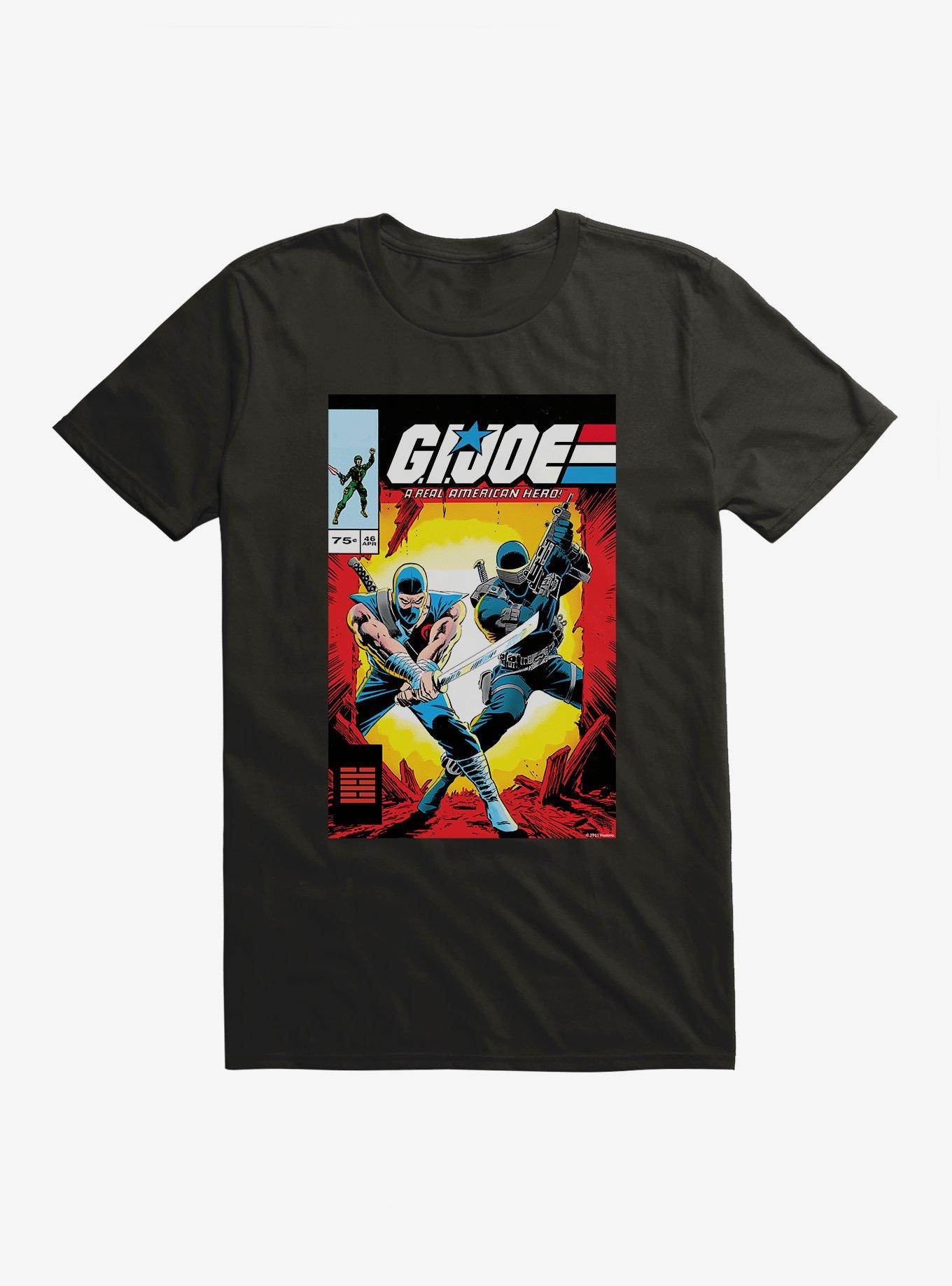 G.I. Joe Snake Eyes Cover T-Shirt, BLACK, hi-res