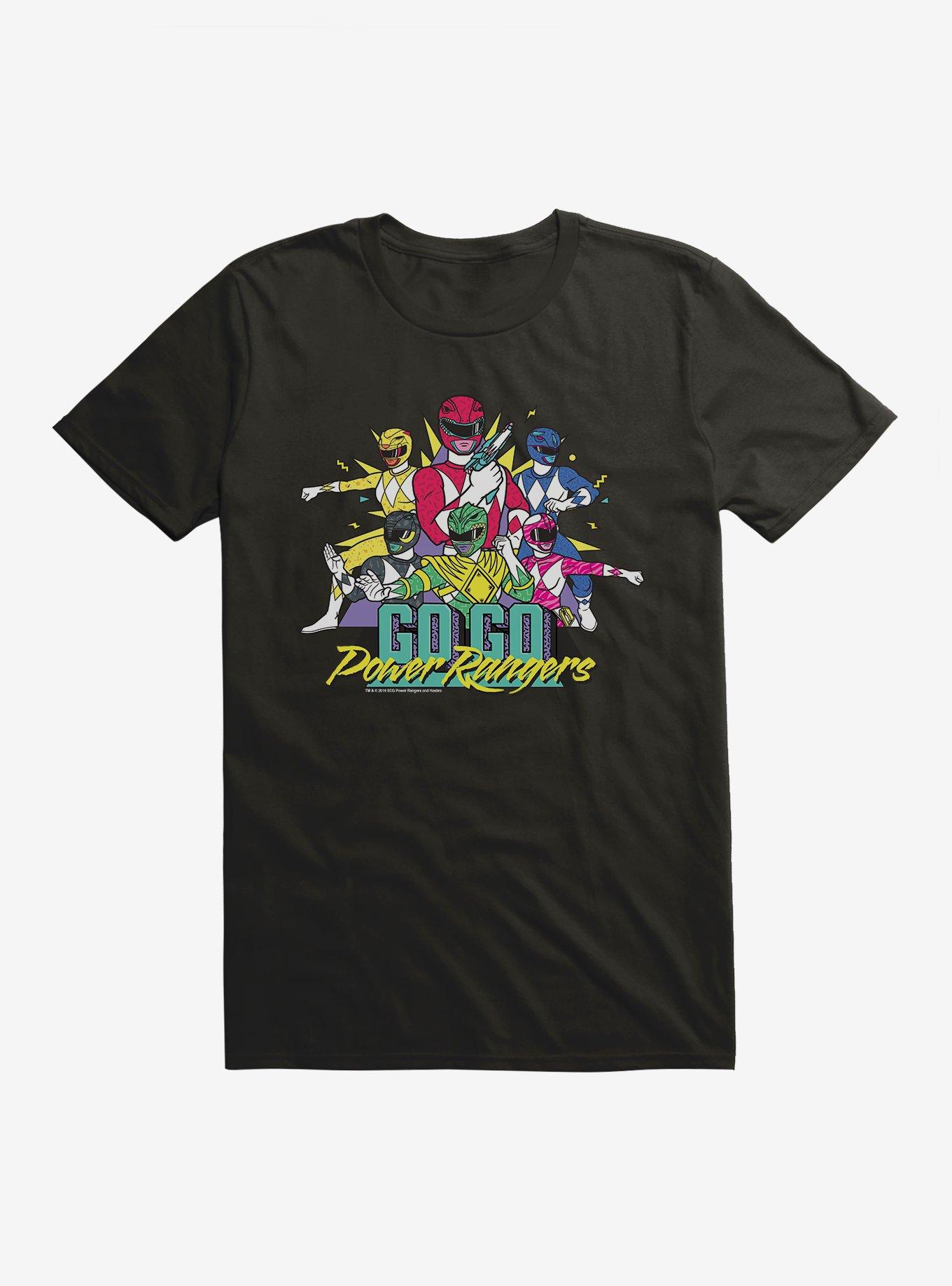 Mighty Morphin Power Rangers Go Go Power Rangers T-Shrt, BLACK, hi-res