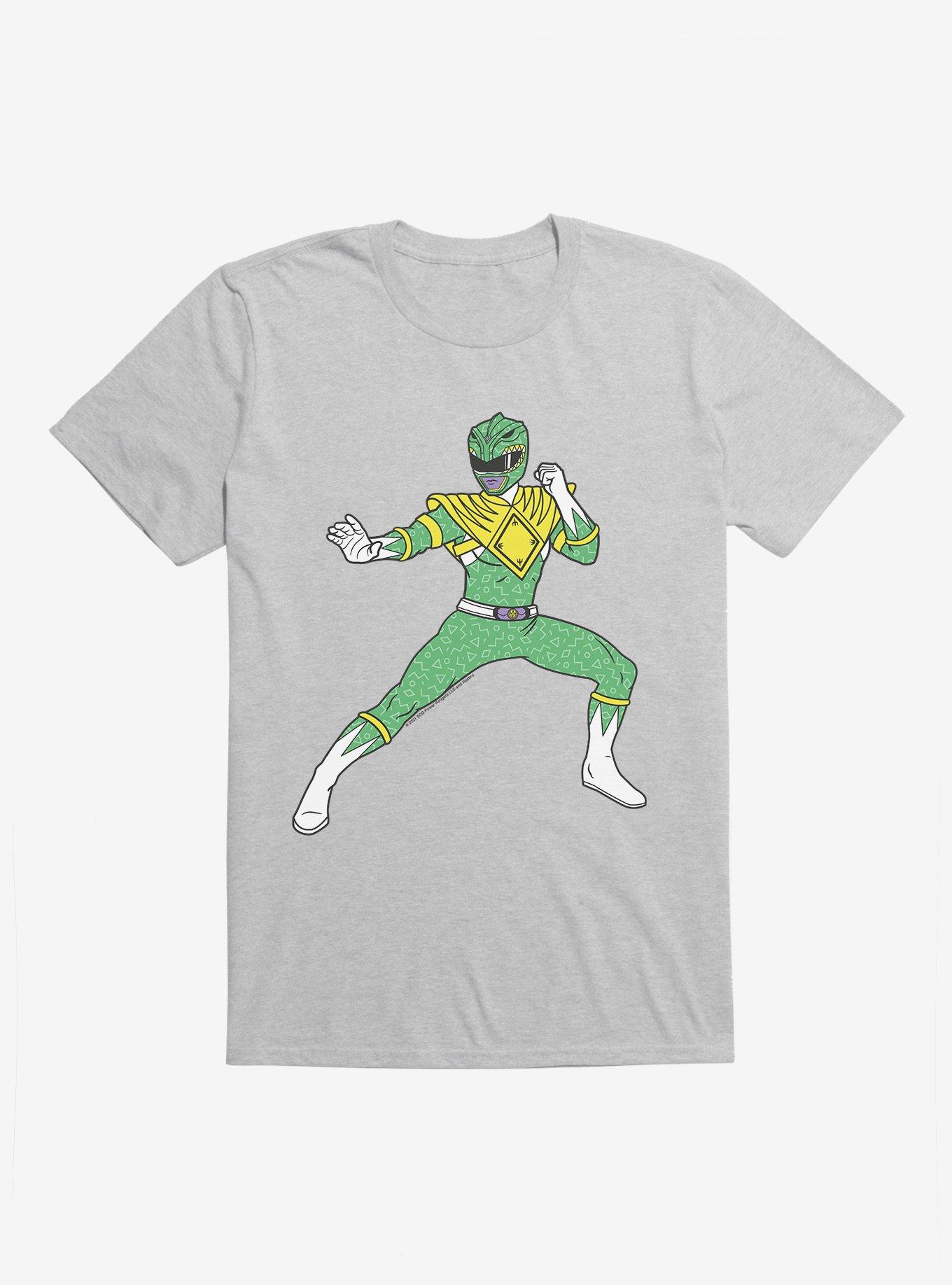 Mighty Morphin Power Rangers Green Ranger Action Move T-Shrt