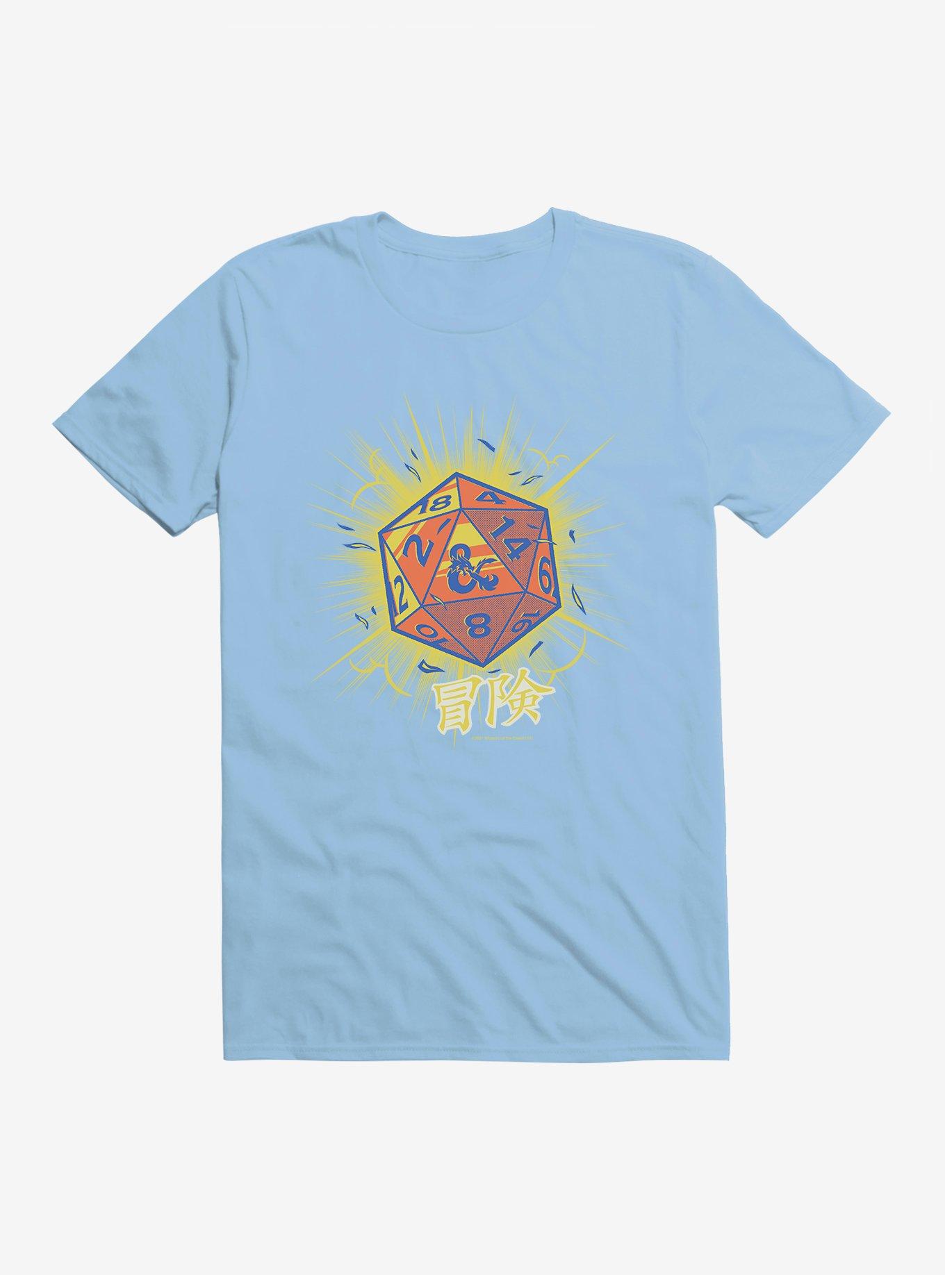 Dungeons & Dragons D20 Dice Asian Letters T-Shirt, , hi-res