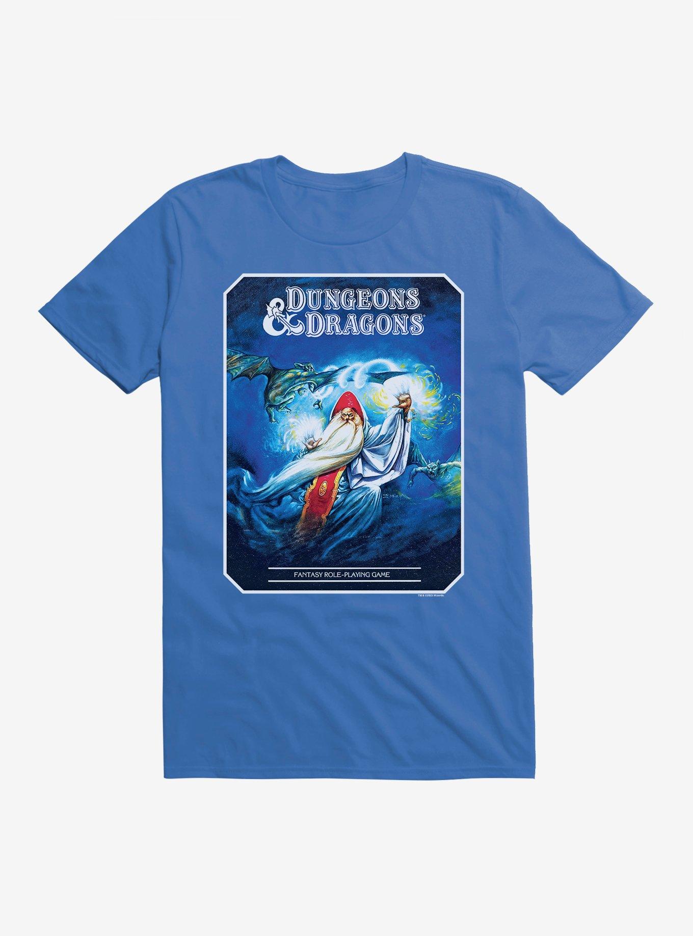 Dungeons & Dragons Vintage Warlock T-Shirt, ROYAL, hi-res