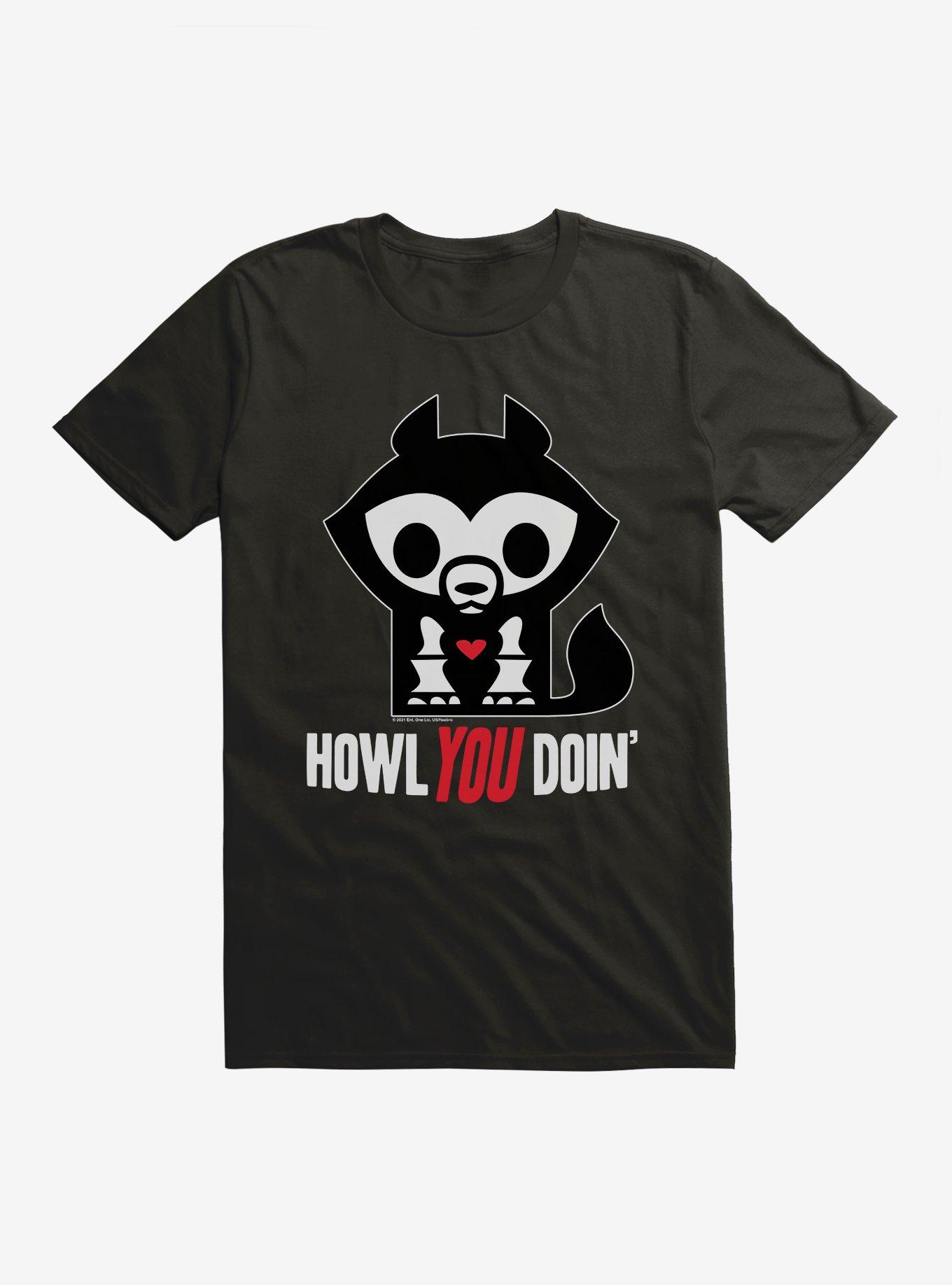 Skelanimals Jae Howl You Doin T-Shirt, BLACK, hi-res