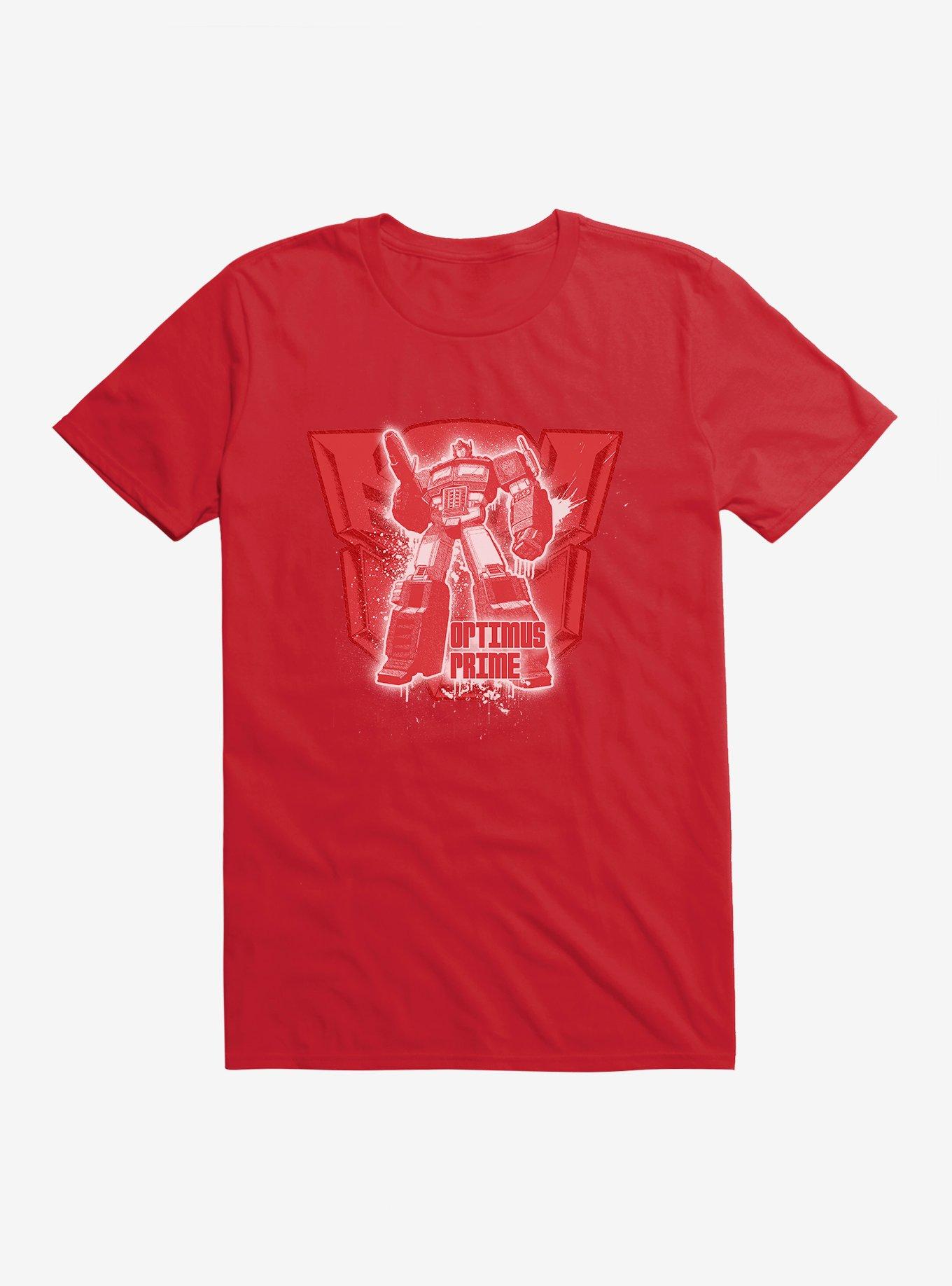 Transformers Optimus And Logo T-Shirt, , hi-res