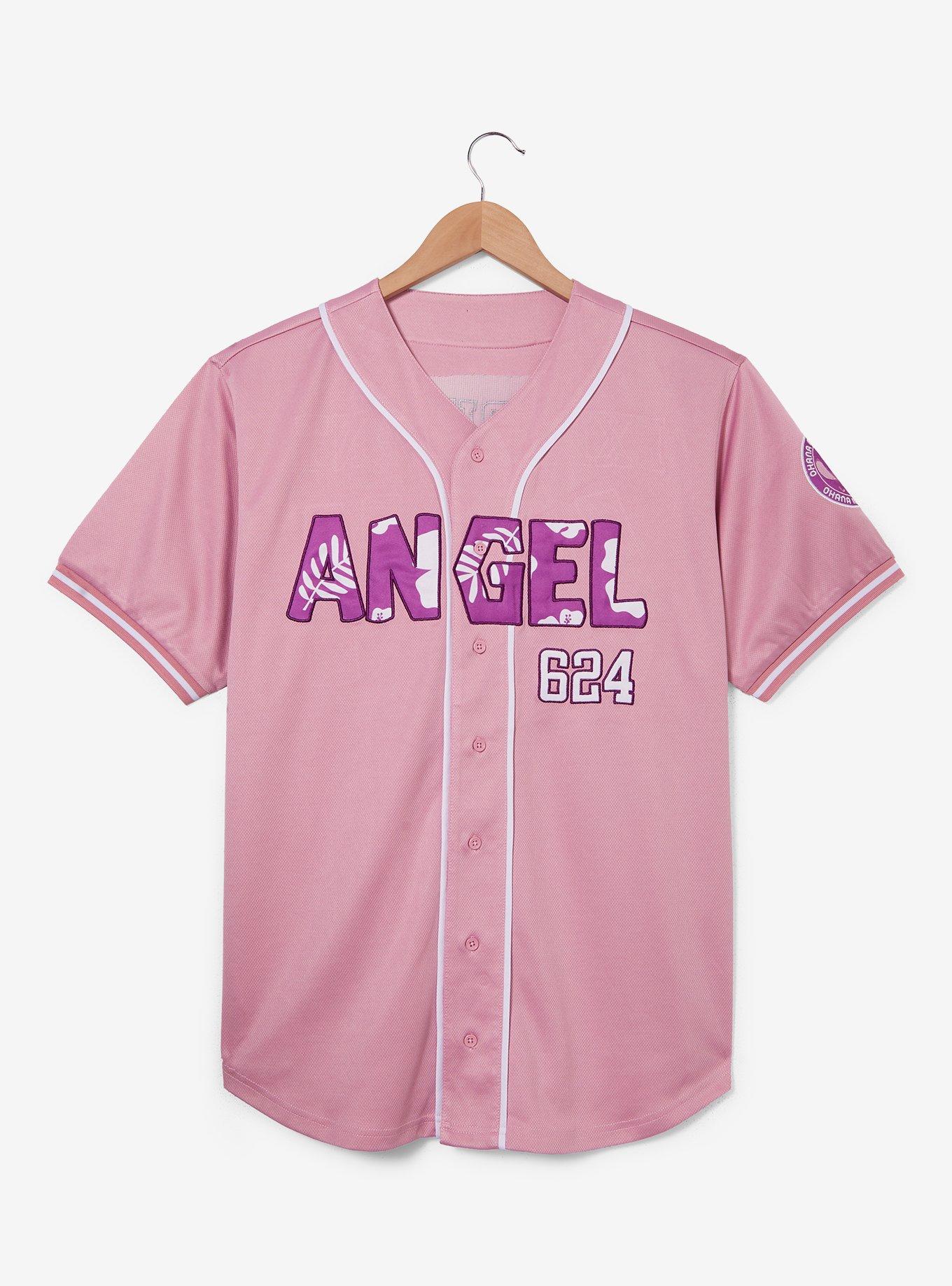Disney Lilo Stitch Angel Baseball Jersey BoxLunch Exclusive
