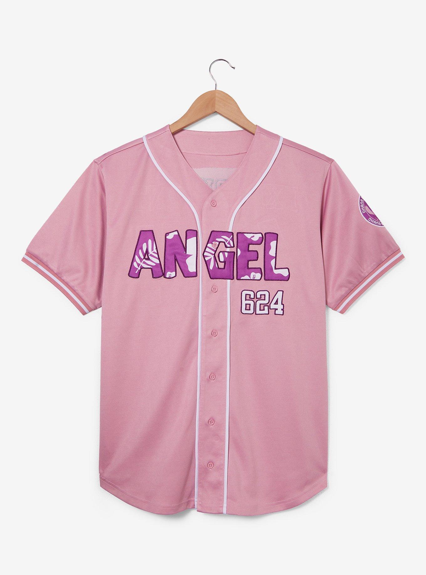 Disney Lilo & Stitch Angel Baseball Jersey - BoxLunch Exclusive, , hi-res